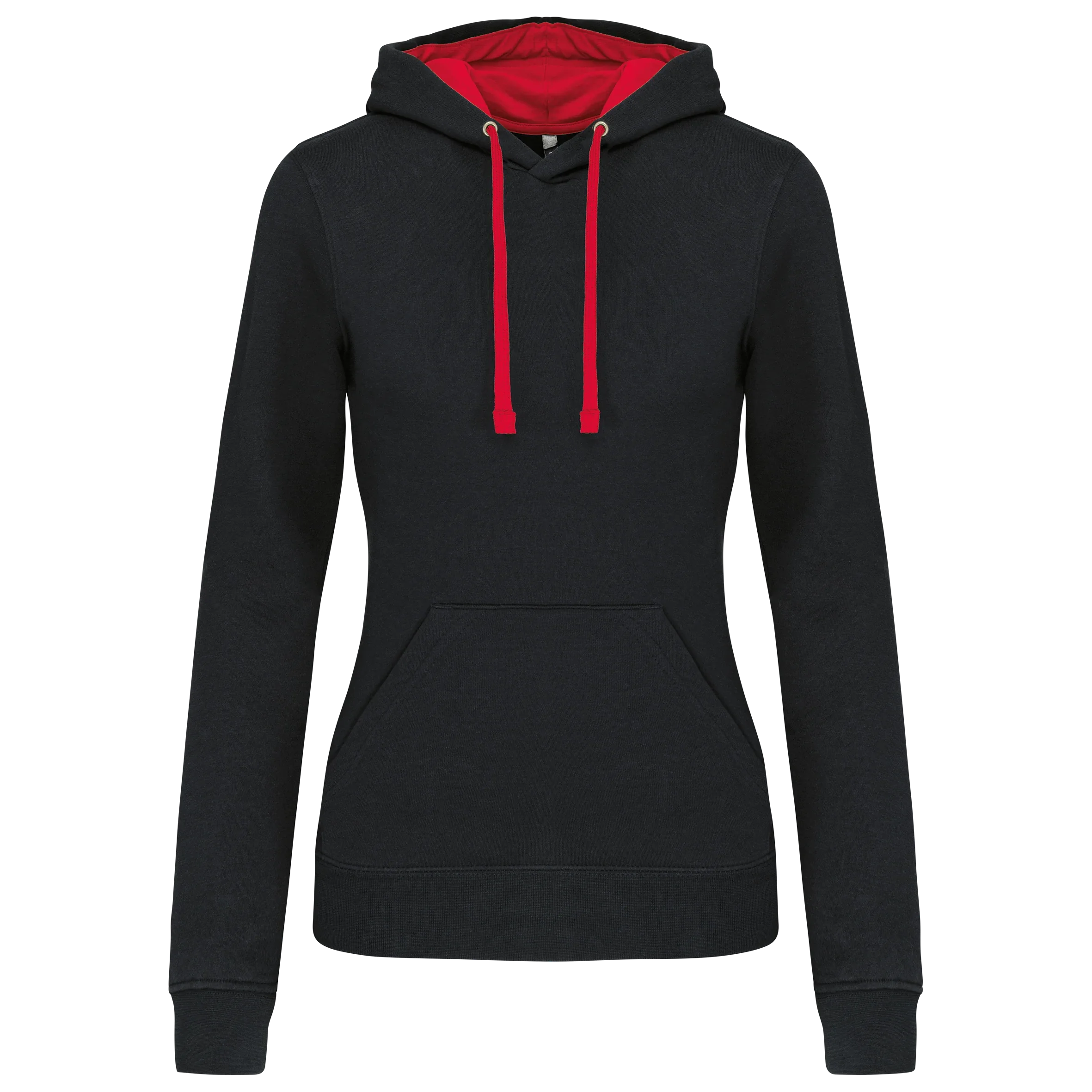K465 - Sweat-shirt capuche contrastée femme - Occifloc