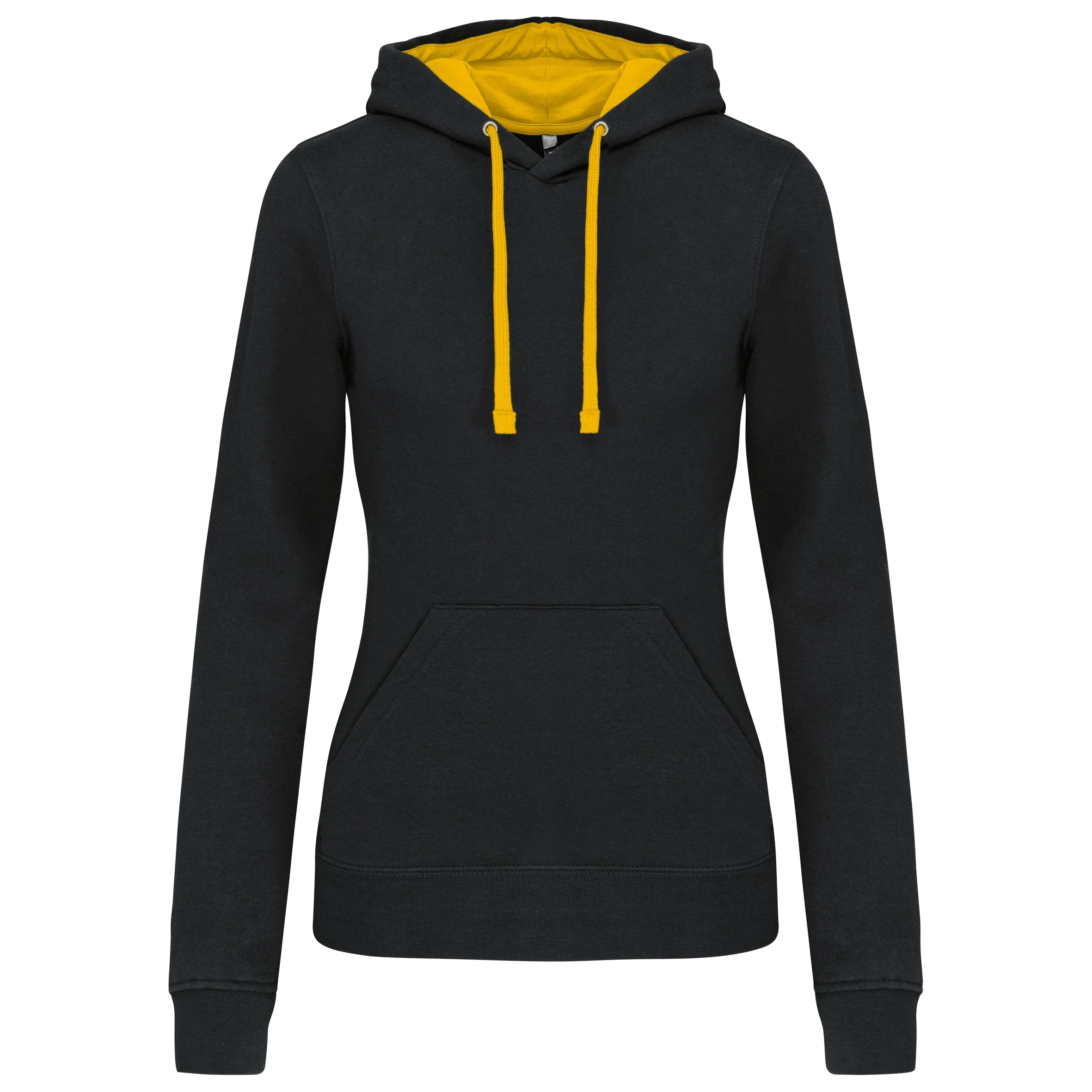 K465 - Sweat-shirt capuche contrastée femme - Occifloc