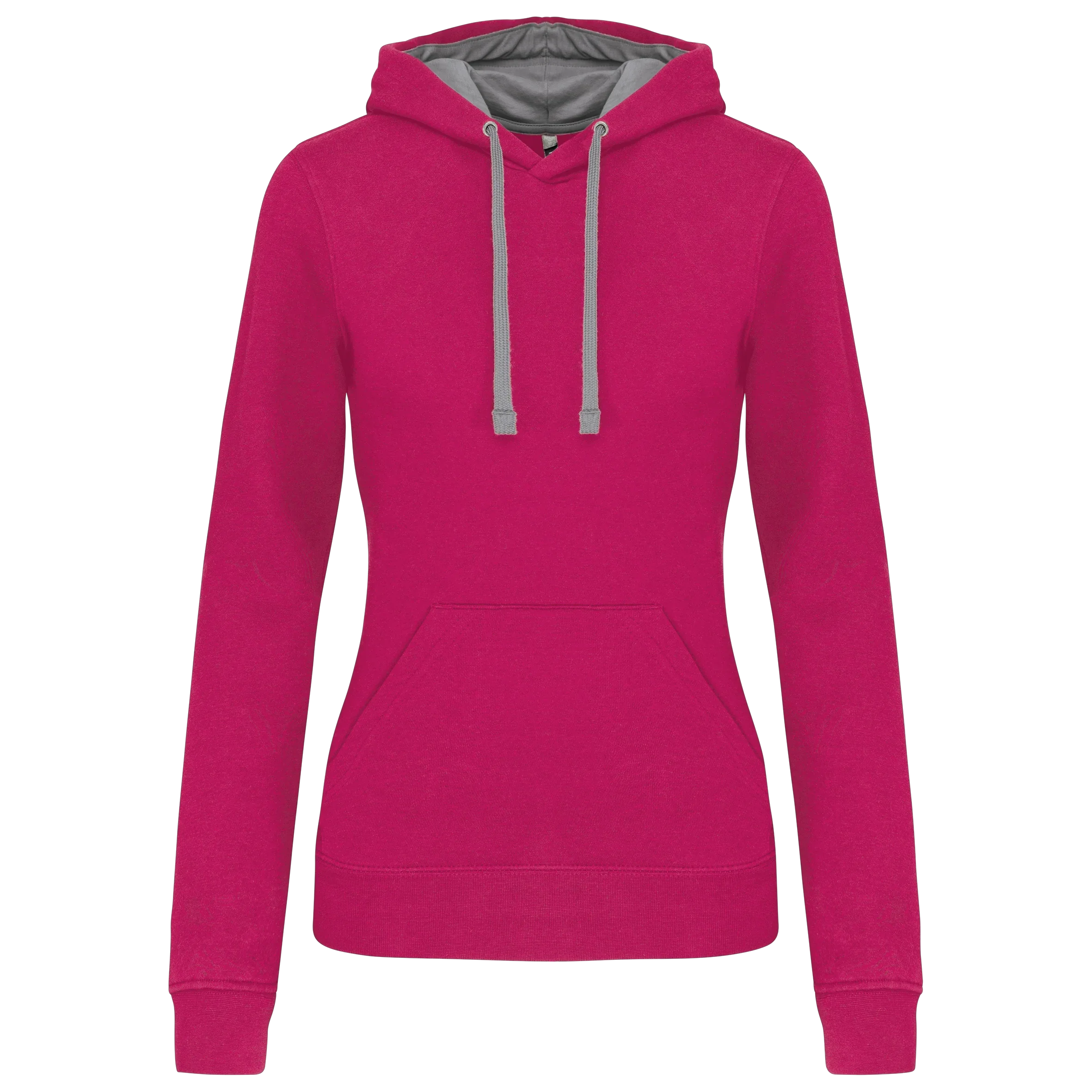 K465 - Sweat-shirt capuche contrastée femme - Occifloc