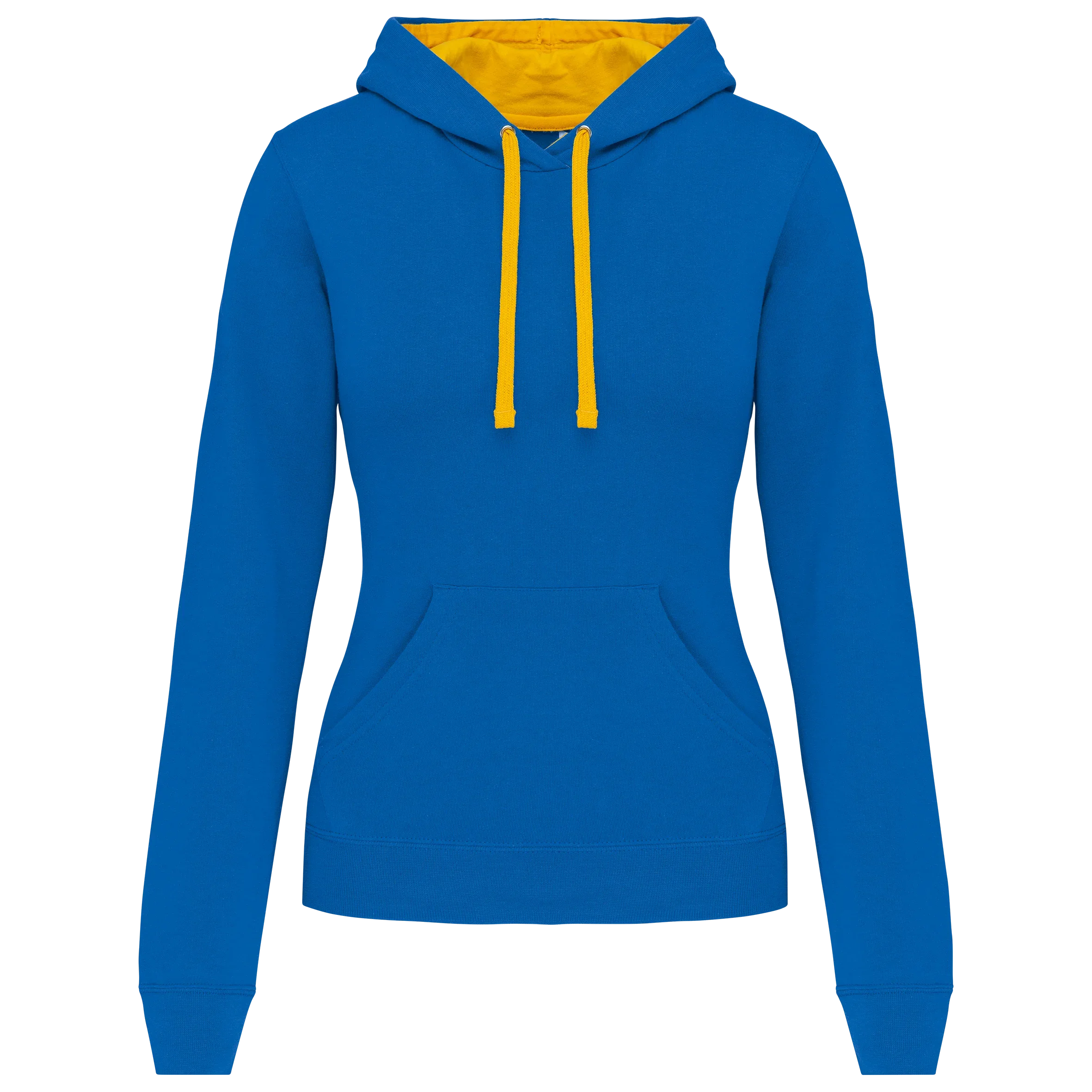 K465 - Sweat-shirt capuche contrastée femme - Occifloc