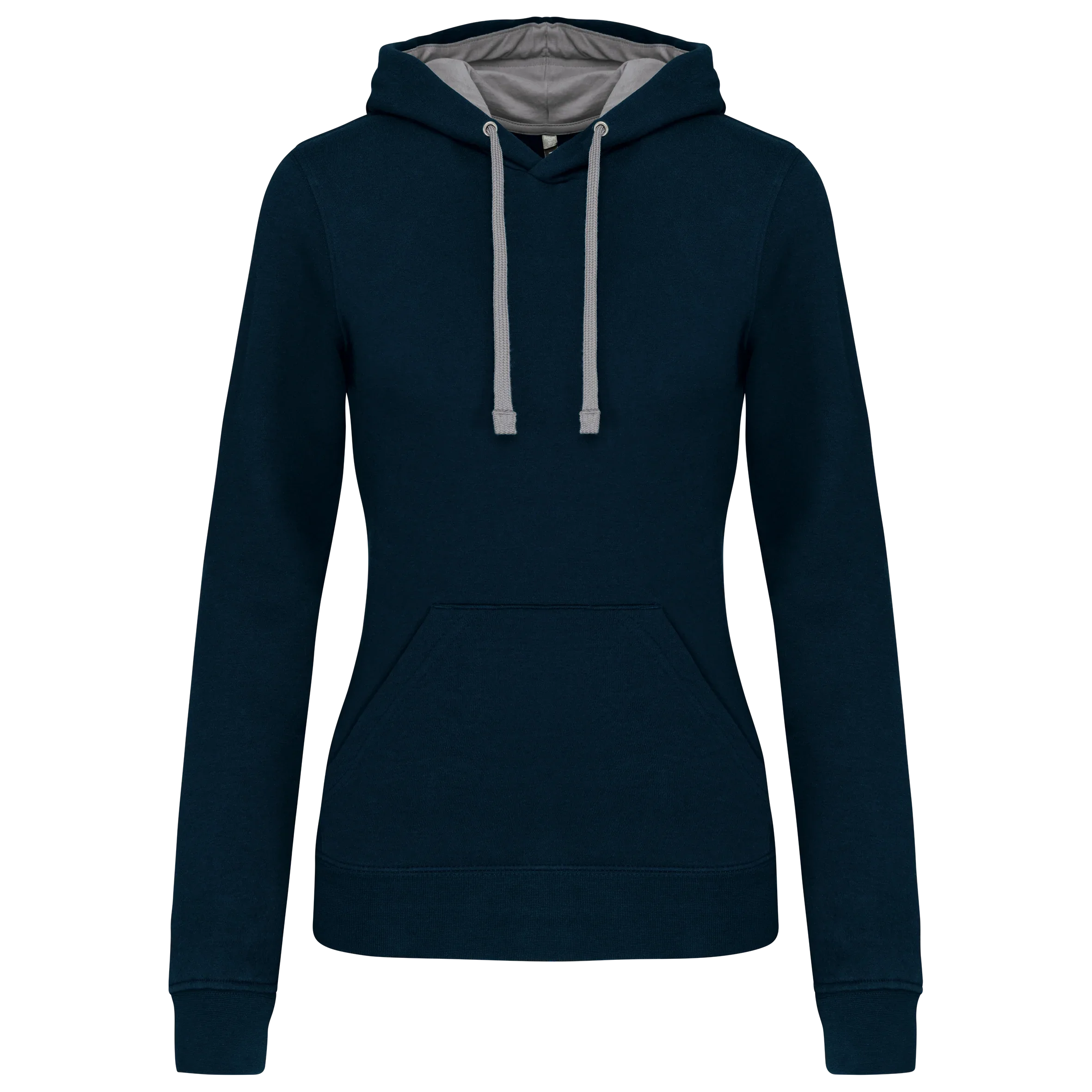 K465 - Sweat-shirt capuche contrastée femme - Occifloc