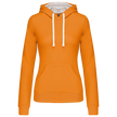 K465 - Sweat-shirt capuche contrastée femme - Occifloc