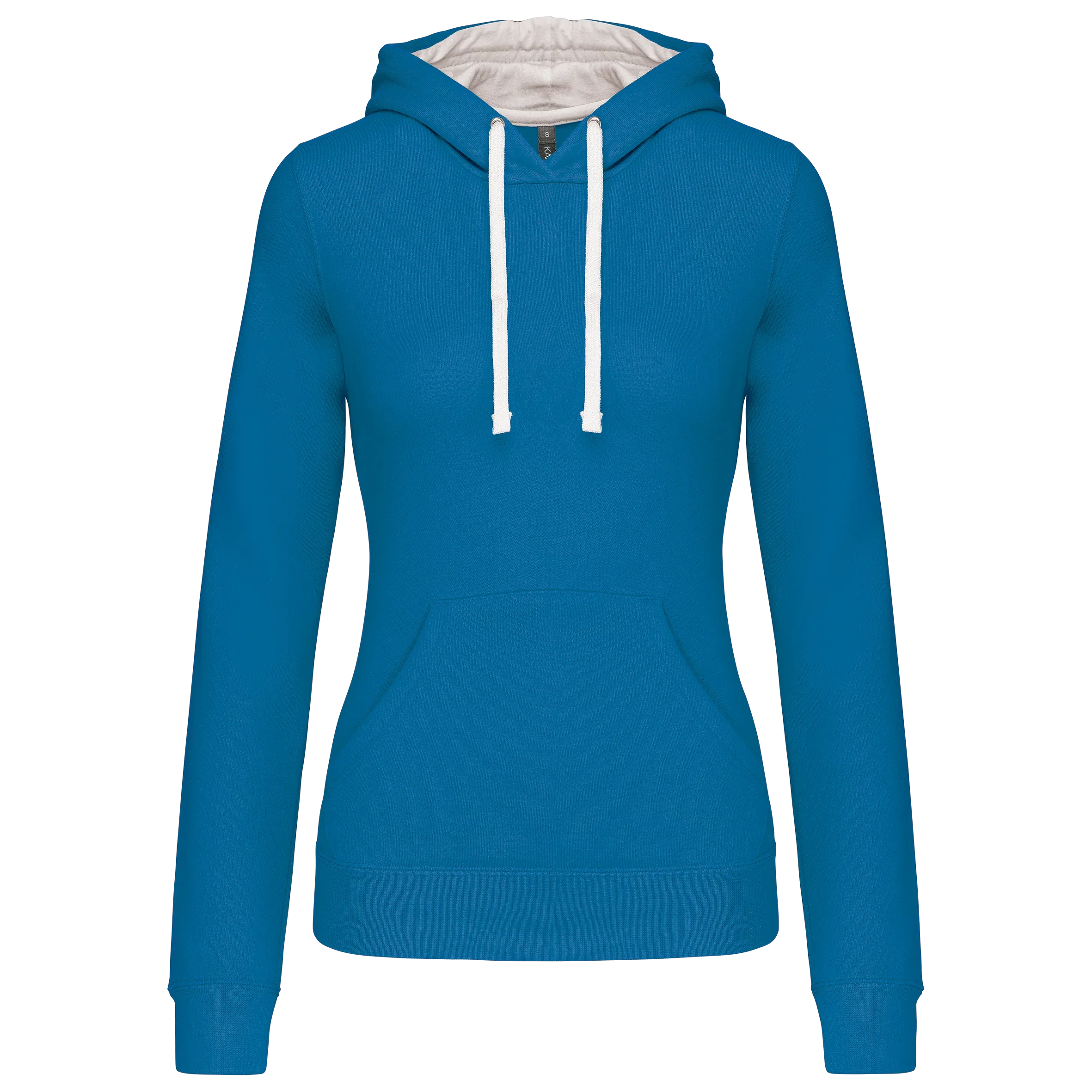 K465 - Sweat-shirt capuche contrastée femme - Occifloc