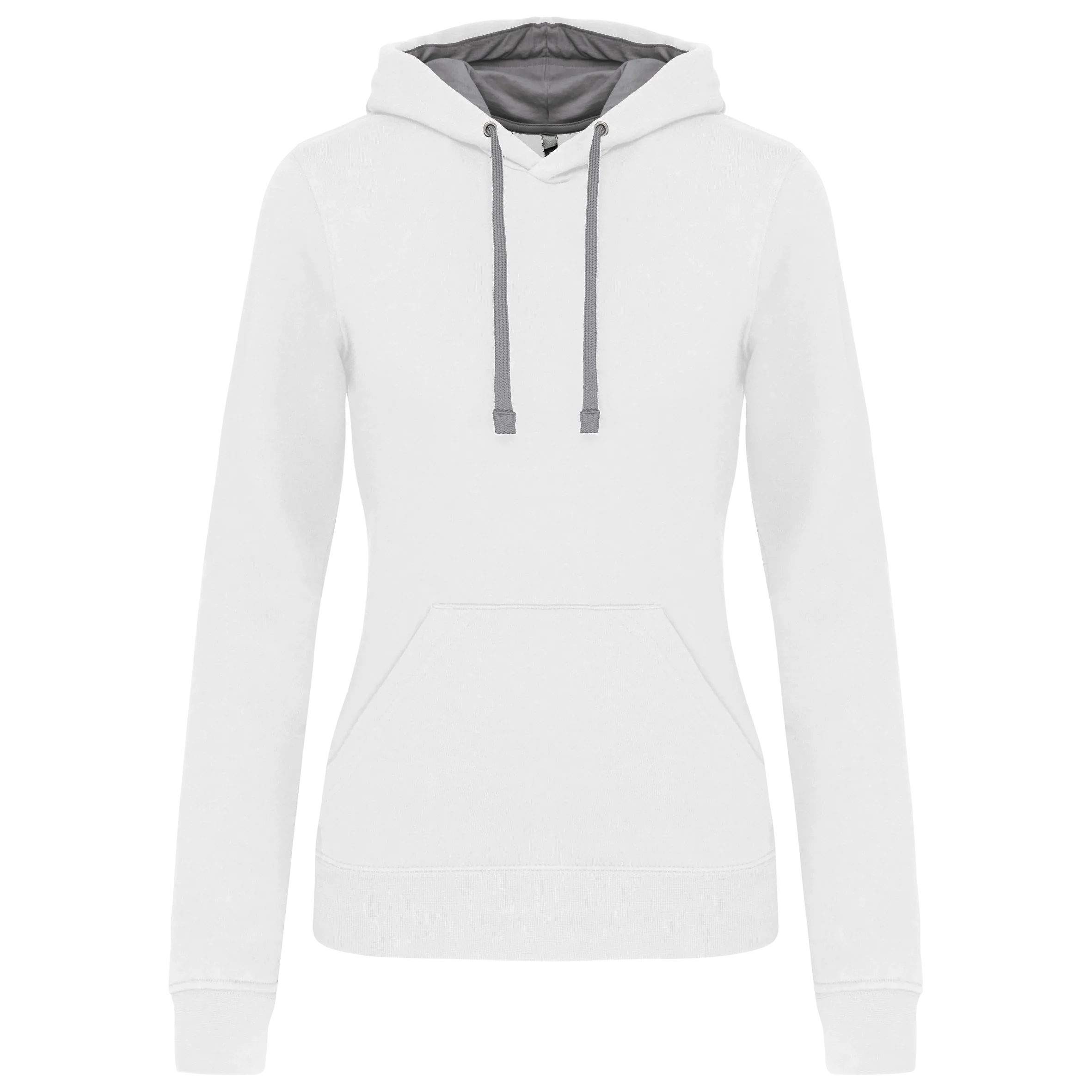 K465 - Sweat-shirt capuche contrastée femme - Occifloc