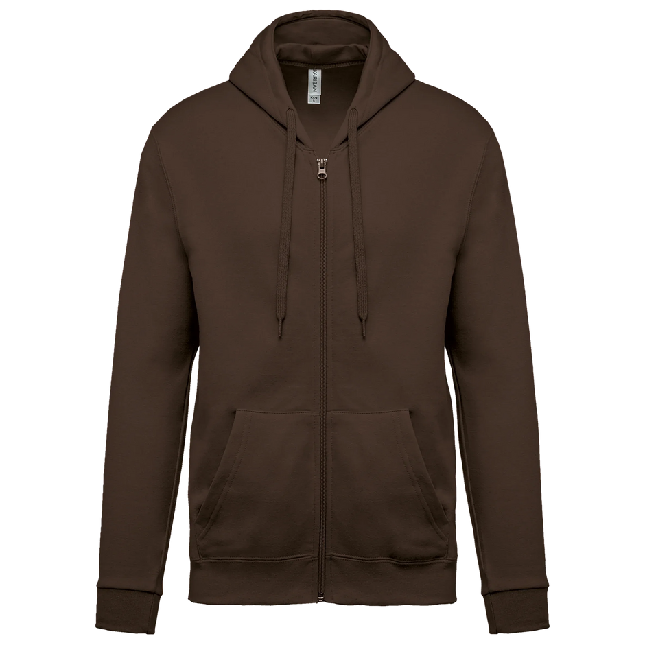 K479 - Sweat-shirt zippé capuche unisexe - Occifloc