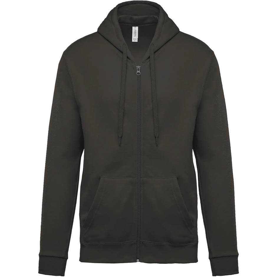 K479 - Sweat-shirt zippé capuche unisexe - Occifloc