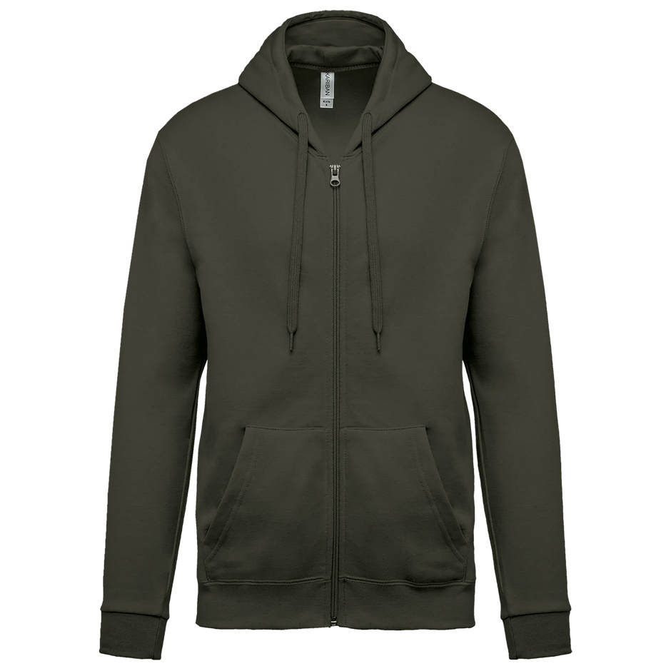 K479 - Sweat-shirt zippé capuche unisexe - Occifloc