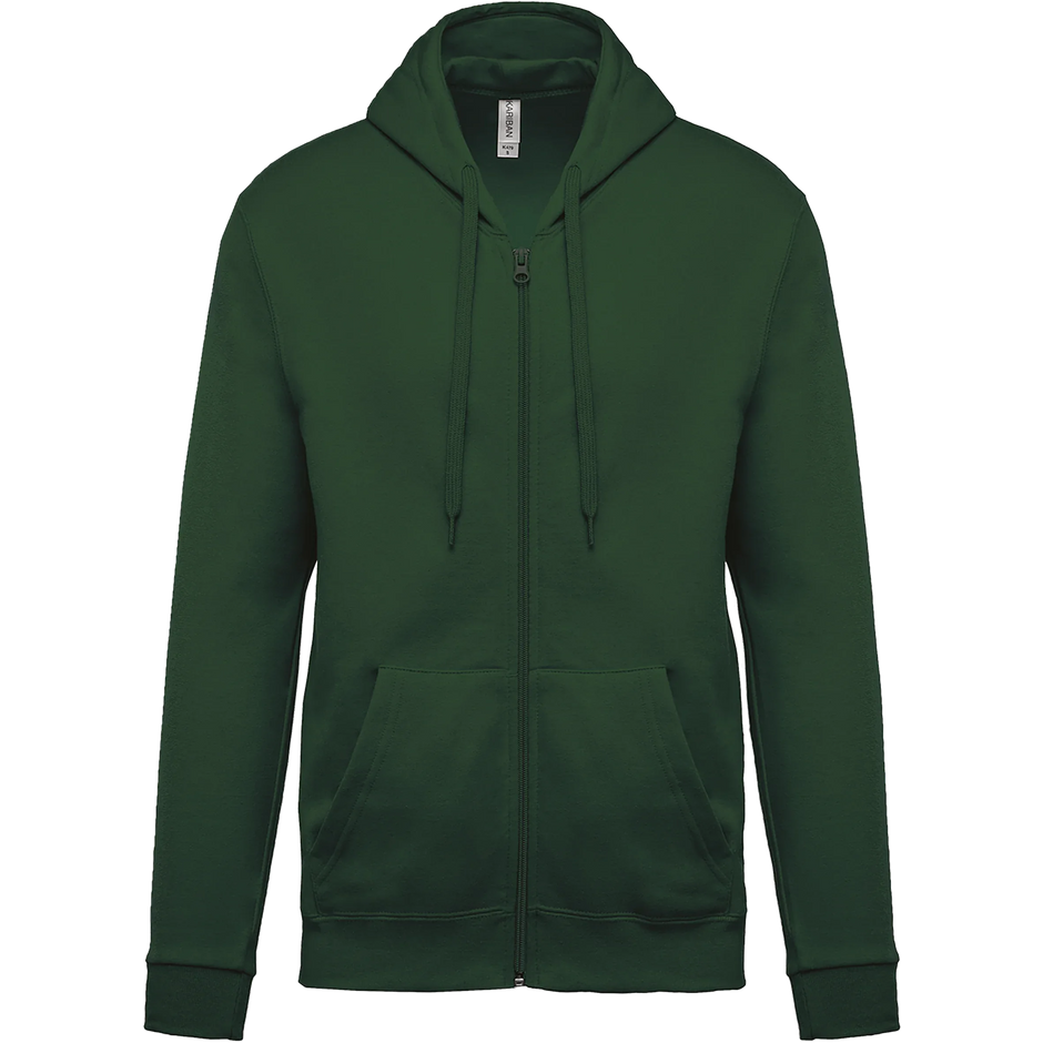 K479 - Sweat-shirt zippé capuche unisexe - Occifloc