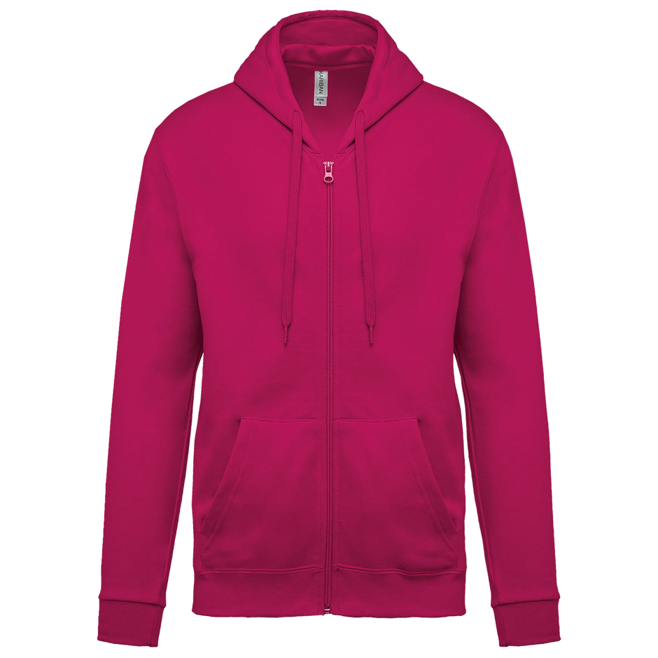K479 - Sweat-shirt zippé capuche unisexe - Occifloc
