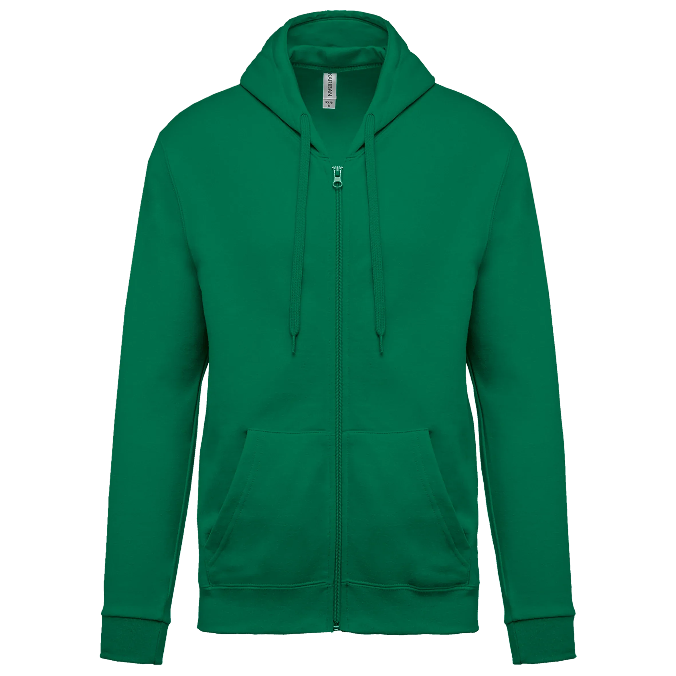 K479 - Sweat-shirt zippé capuche unisexe - Occifloc