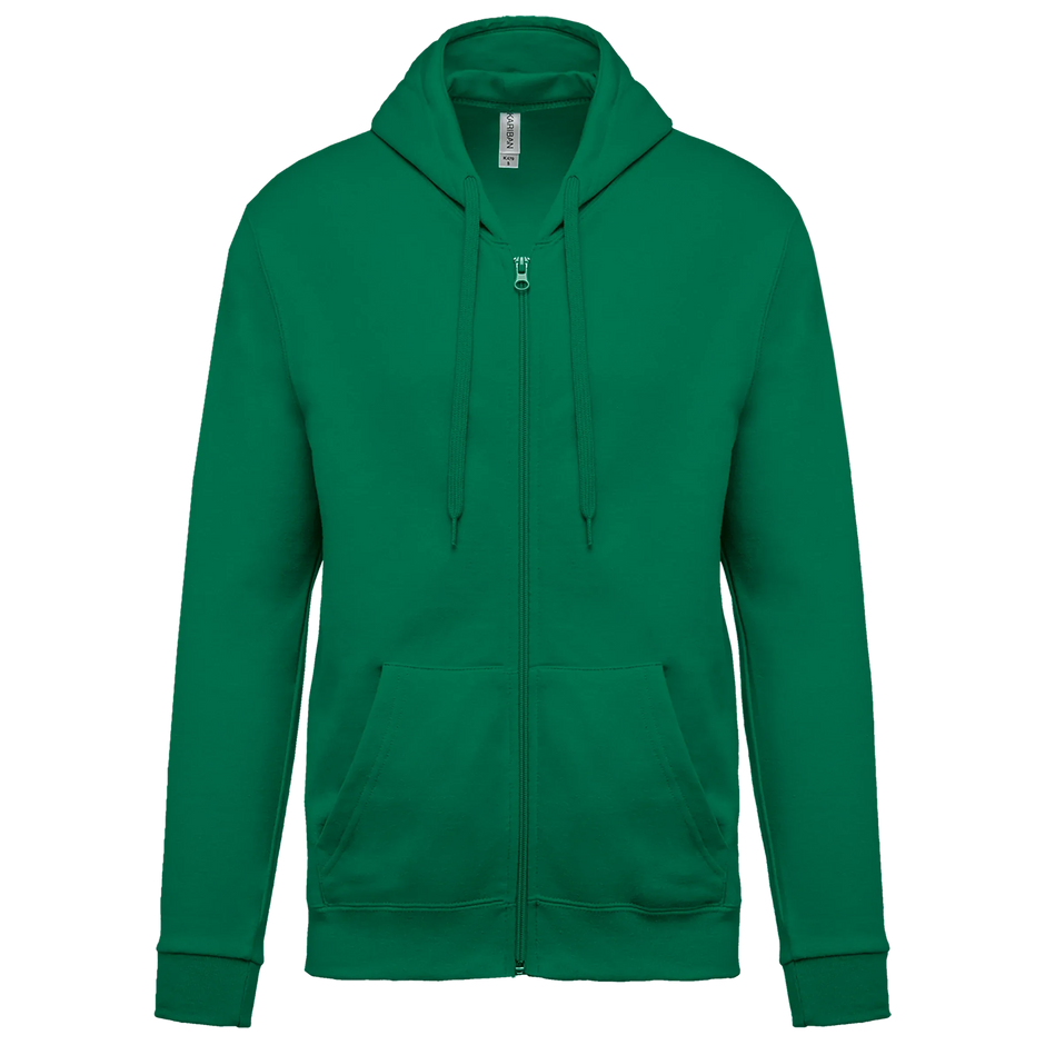 K479 - Sweat-shirt zippé capuche unisexe - Occifloc