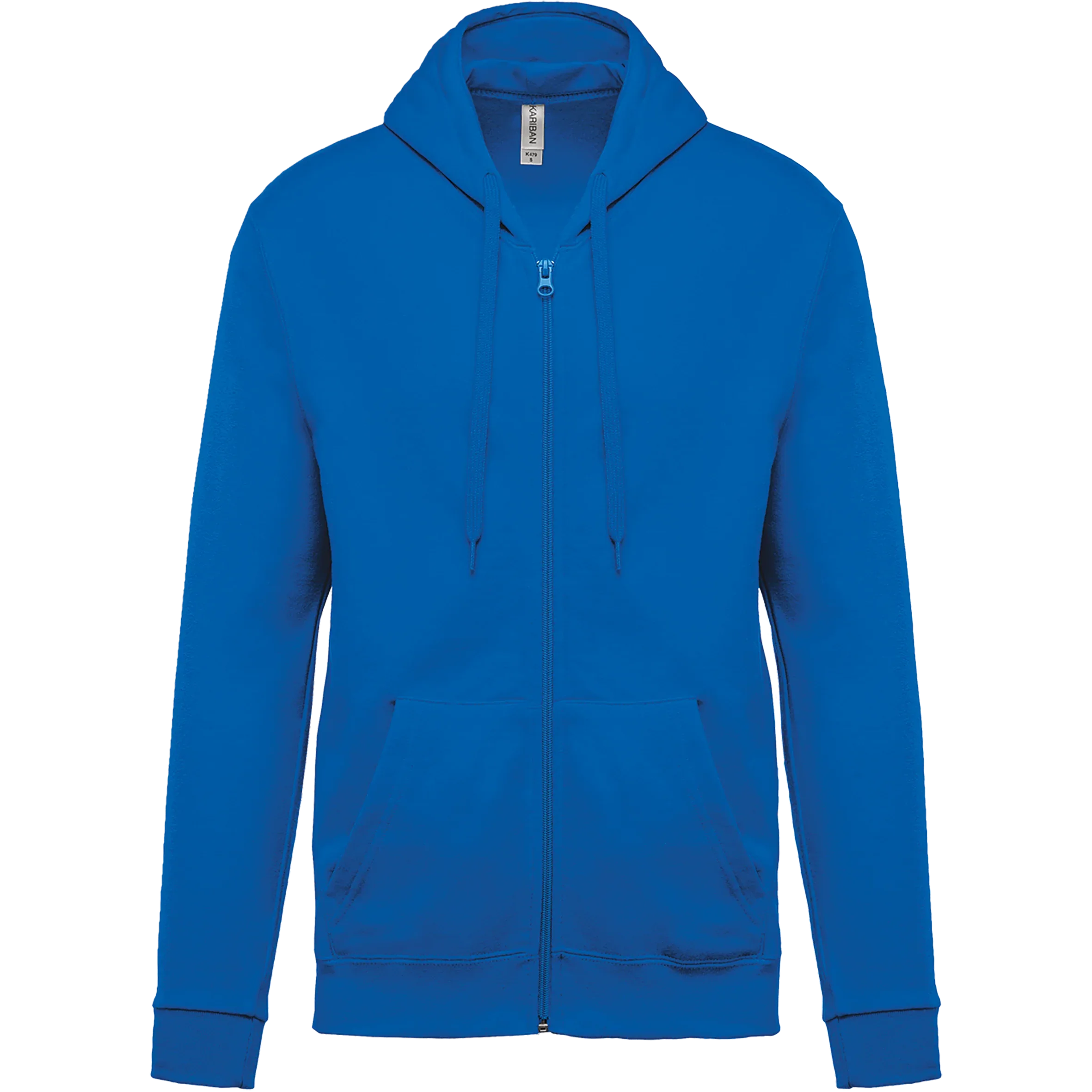 K479 - Sweat-shirt zippé capuche unisexe - Occifloc
