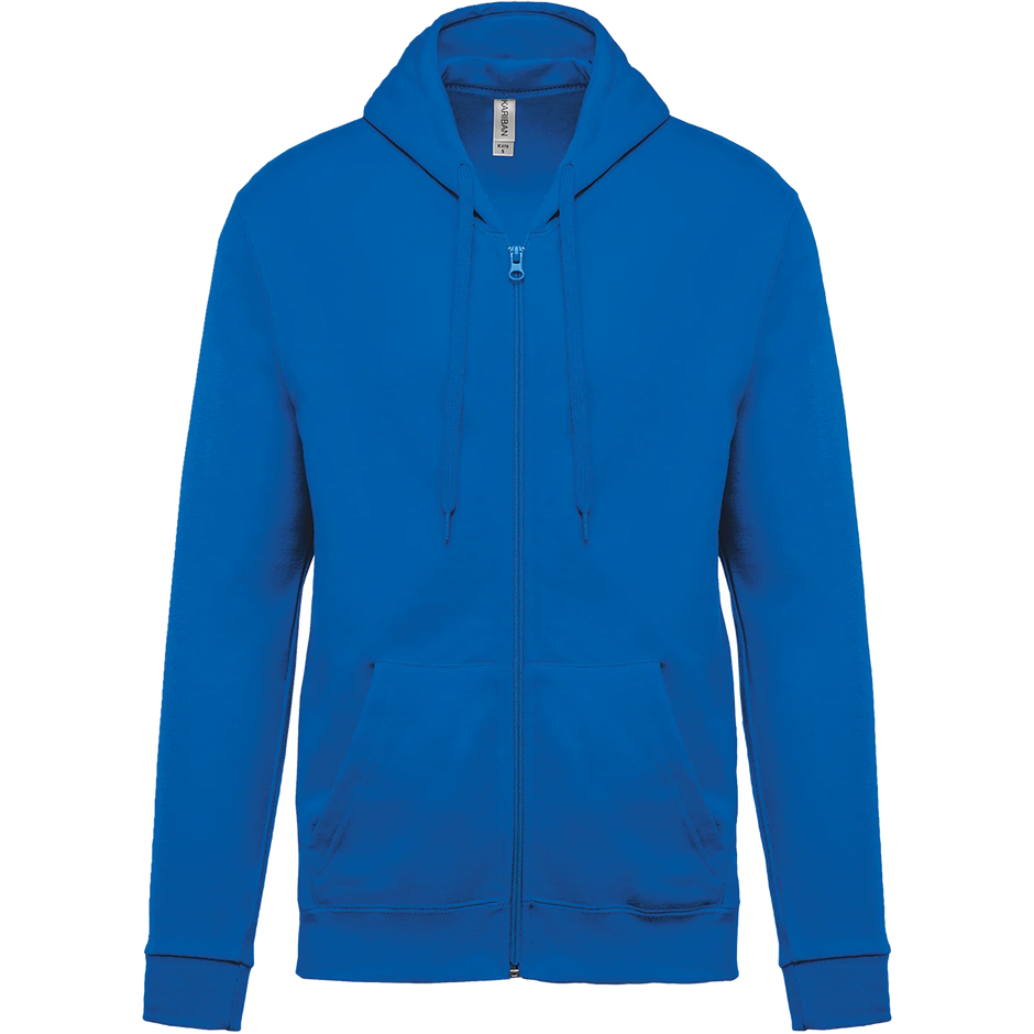 K479 - Sweat-shirt zippé capuche unisexe - Occifloc