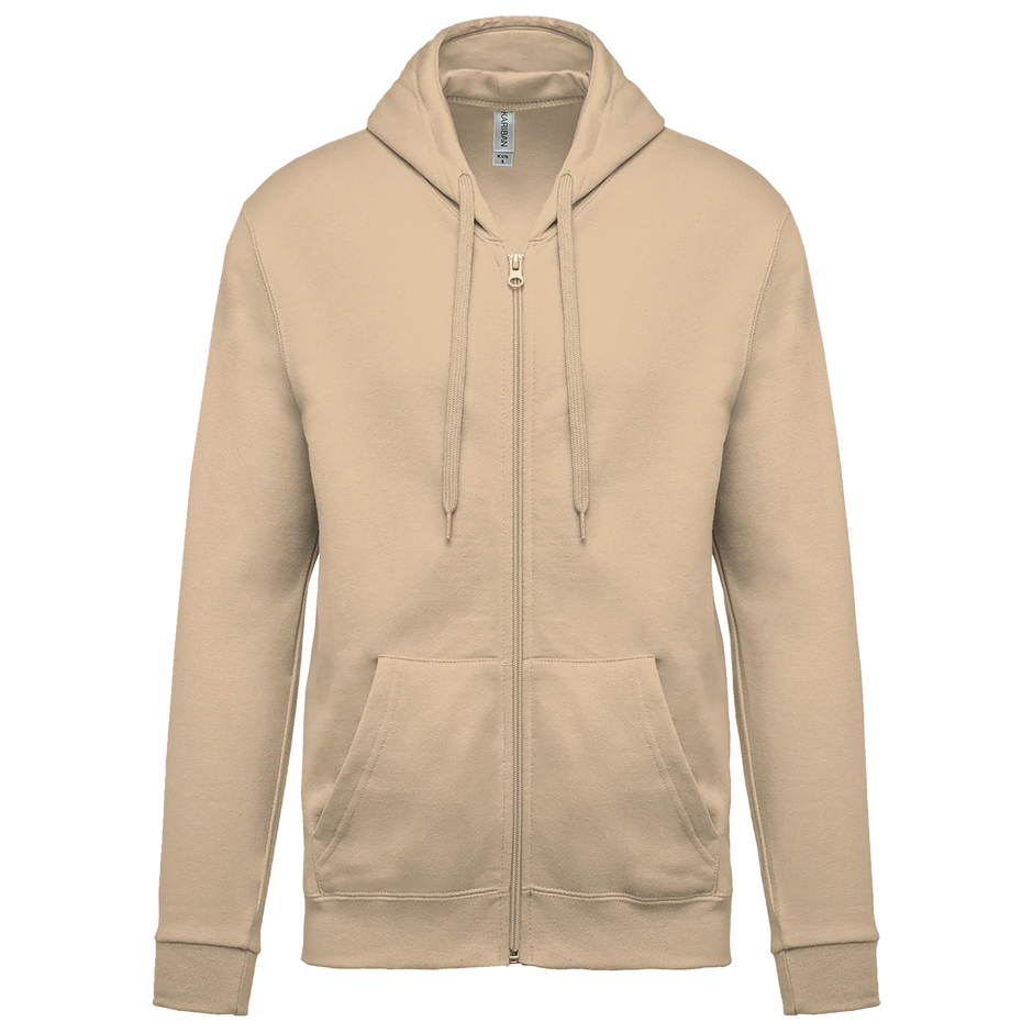 K479 - Sweat-shirt zippé capuche unisexe - Occifloc
