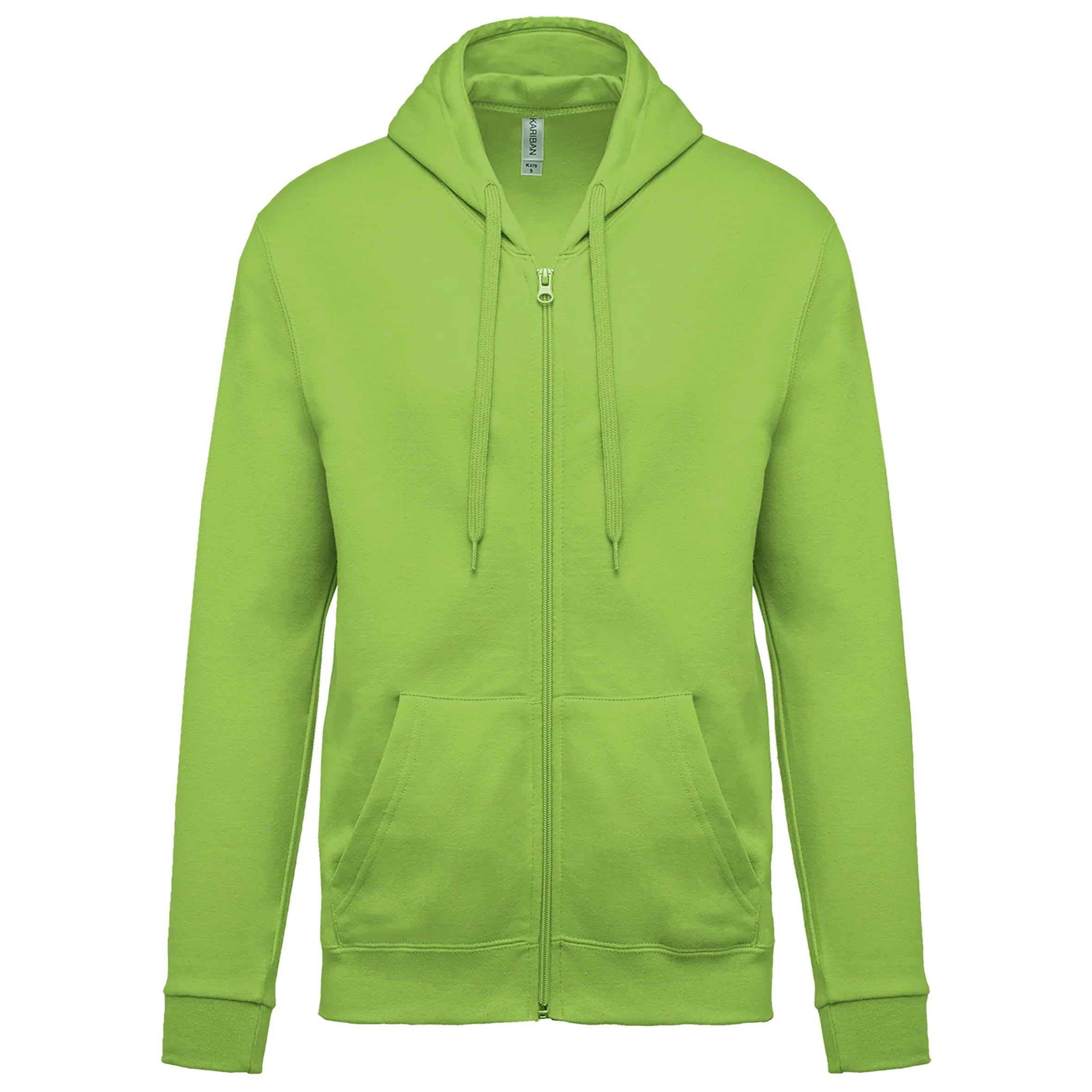 K479 - Sweat-shirt zippé capuche unisexe - Occifloc