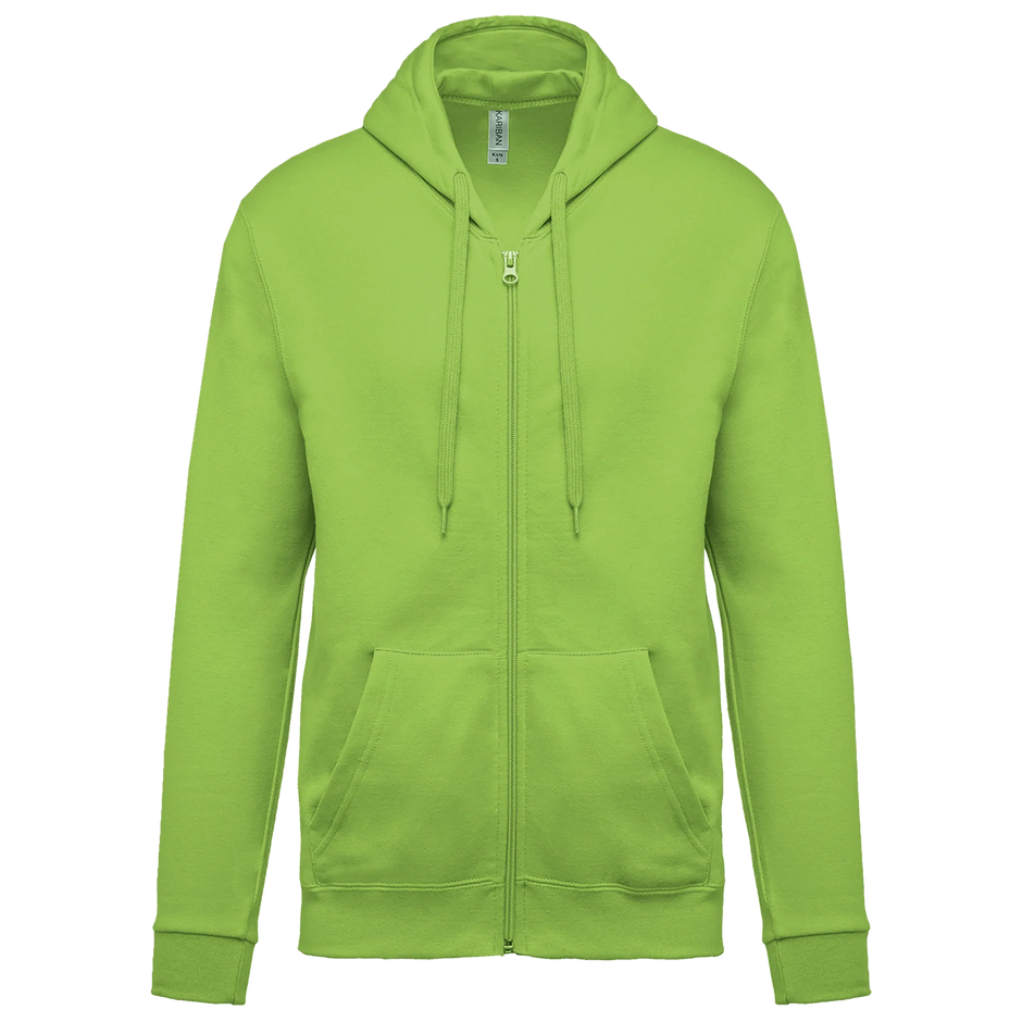 K479 - Sweat-shirt zippé capuche unisexe - Occifloc