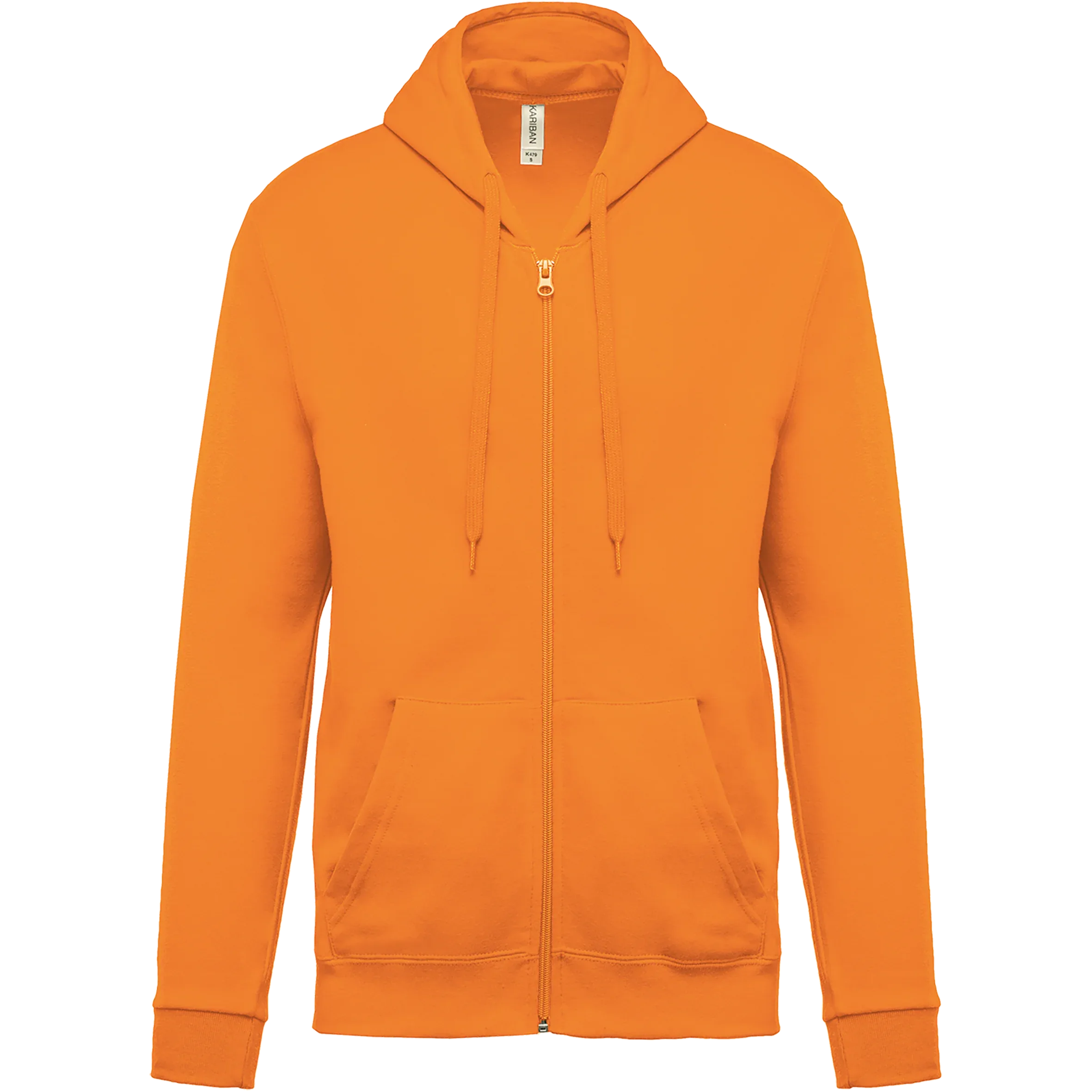 K479 - Sweat-shirt zippé capuche unisexe - Occifloc