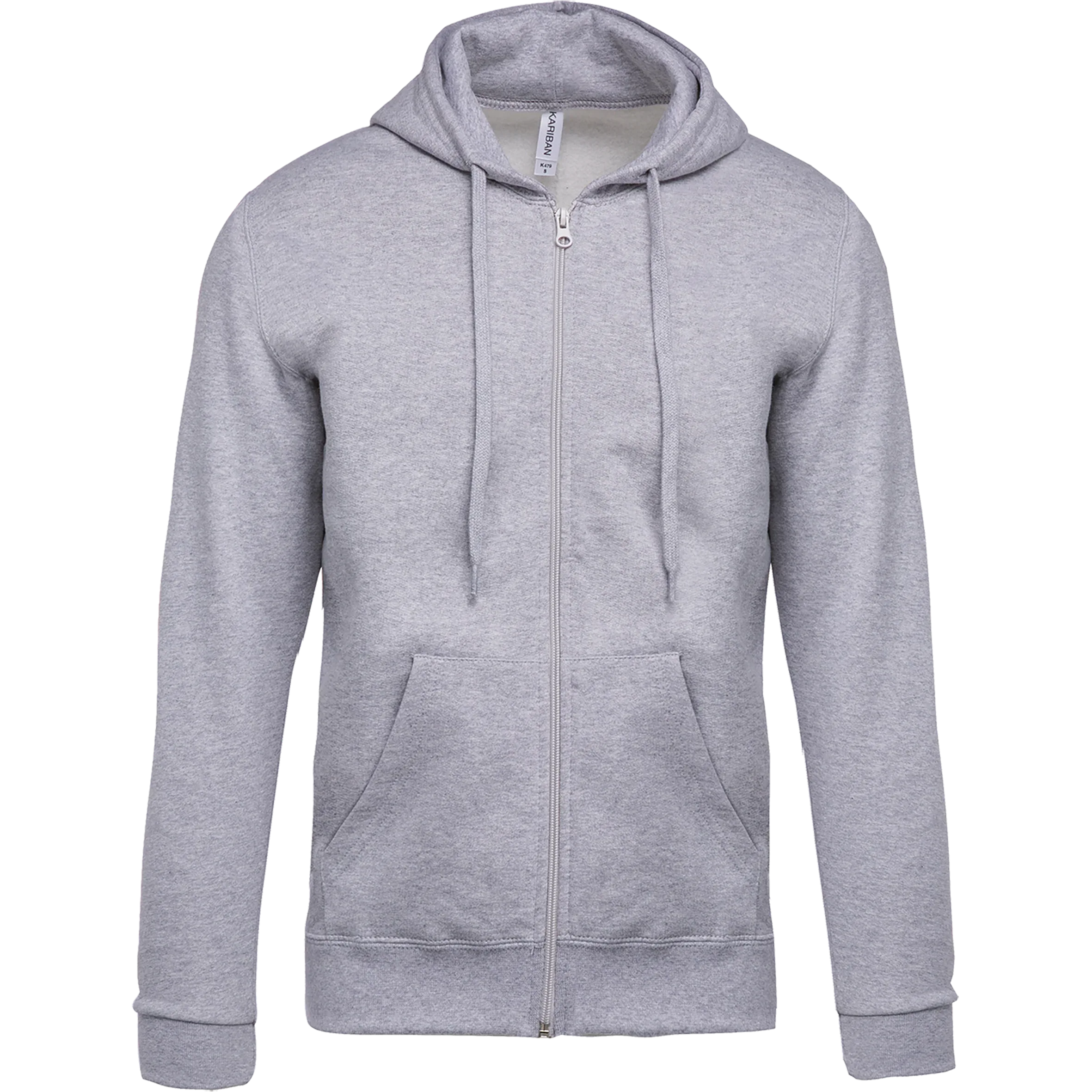 K479 - Sweat-shirt zippé capuche unisexe - Occifloc