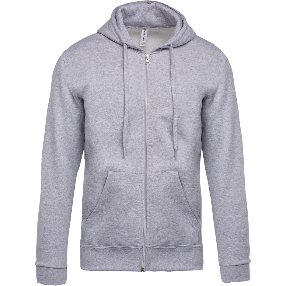 K479 - Sweat-shirt zippé capuche unisexe - Occifloc