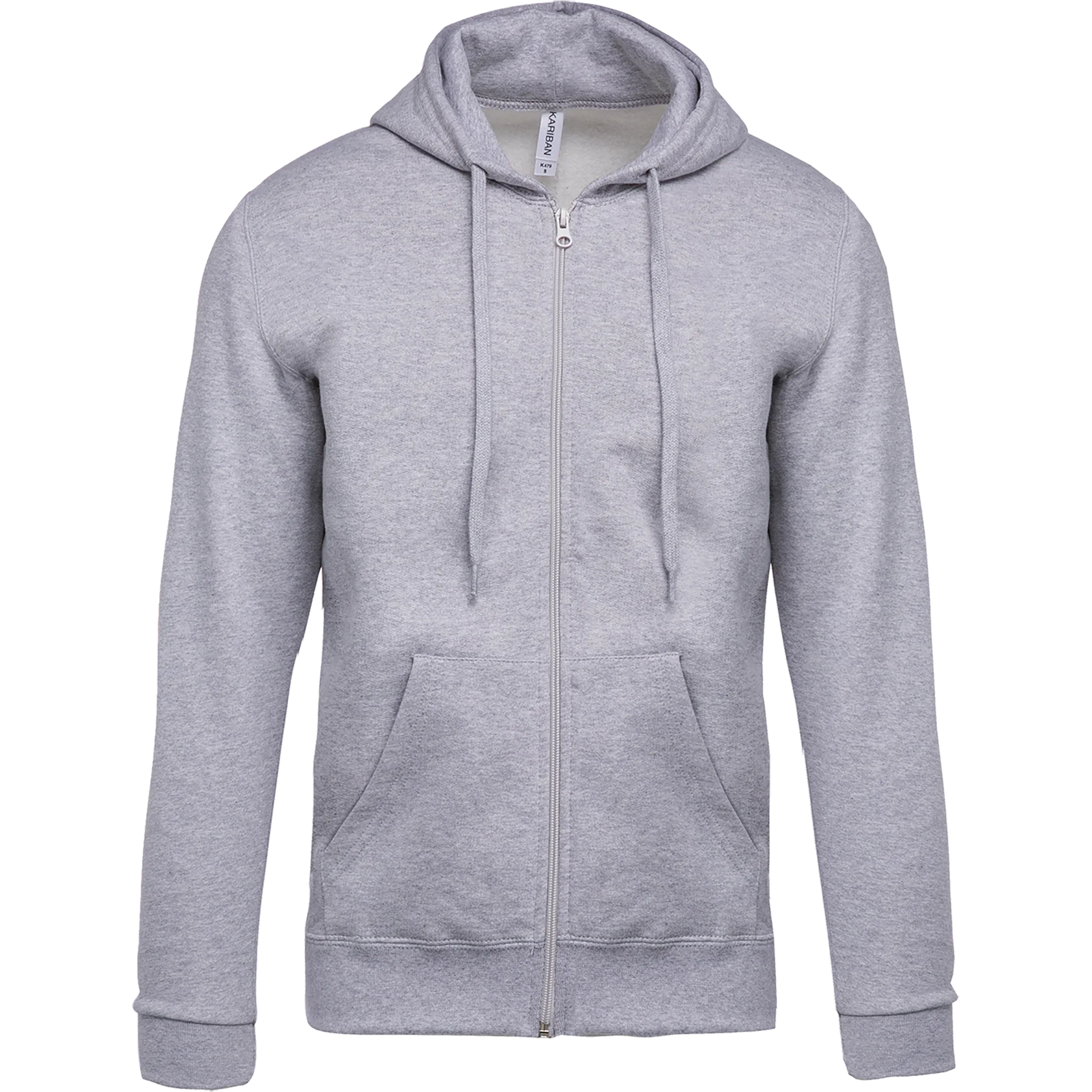 K479 - Sweat-shirt zippé capuche unisexe - Occifloc