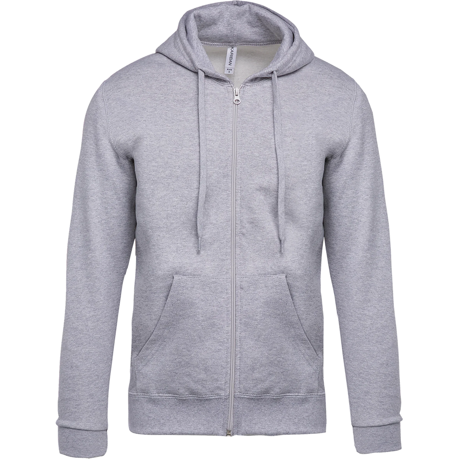 K479 - Sweat-shirt zippé capuche unisexe - Occifloc