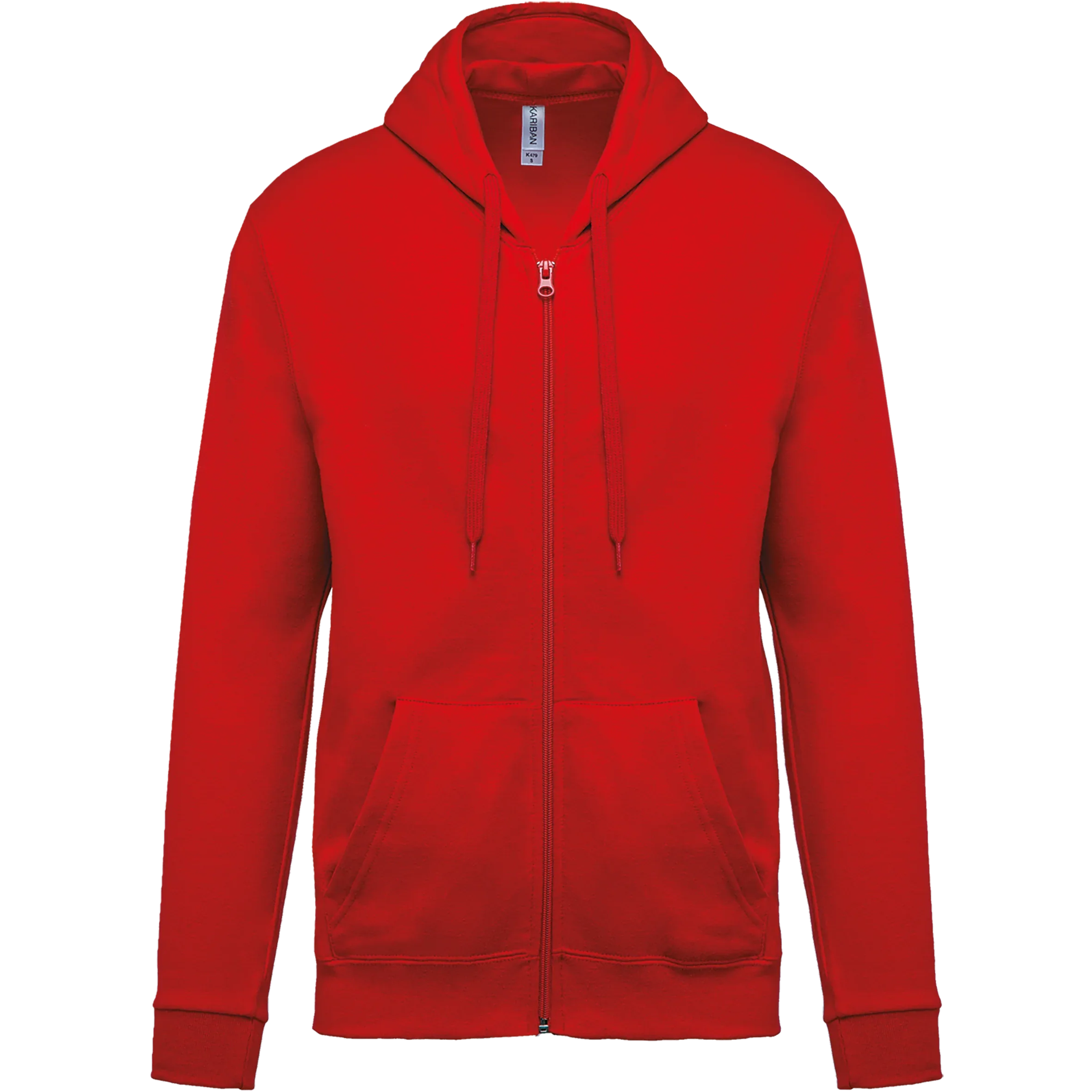 K479 - Sweat-shirt zippé capuche unisexe - Occifloc