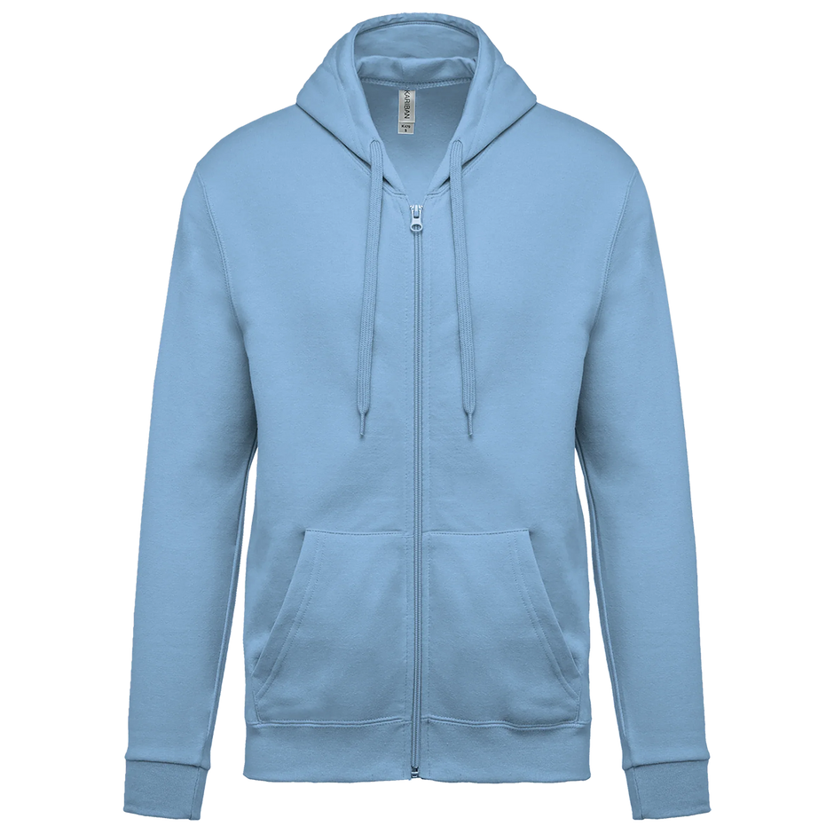 K479 - Sweat-shirt zippé capuche unisexe - Occifloc