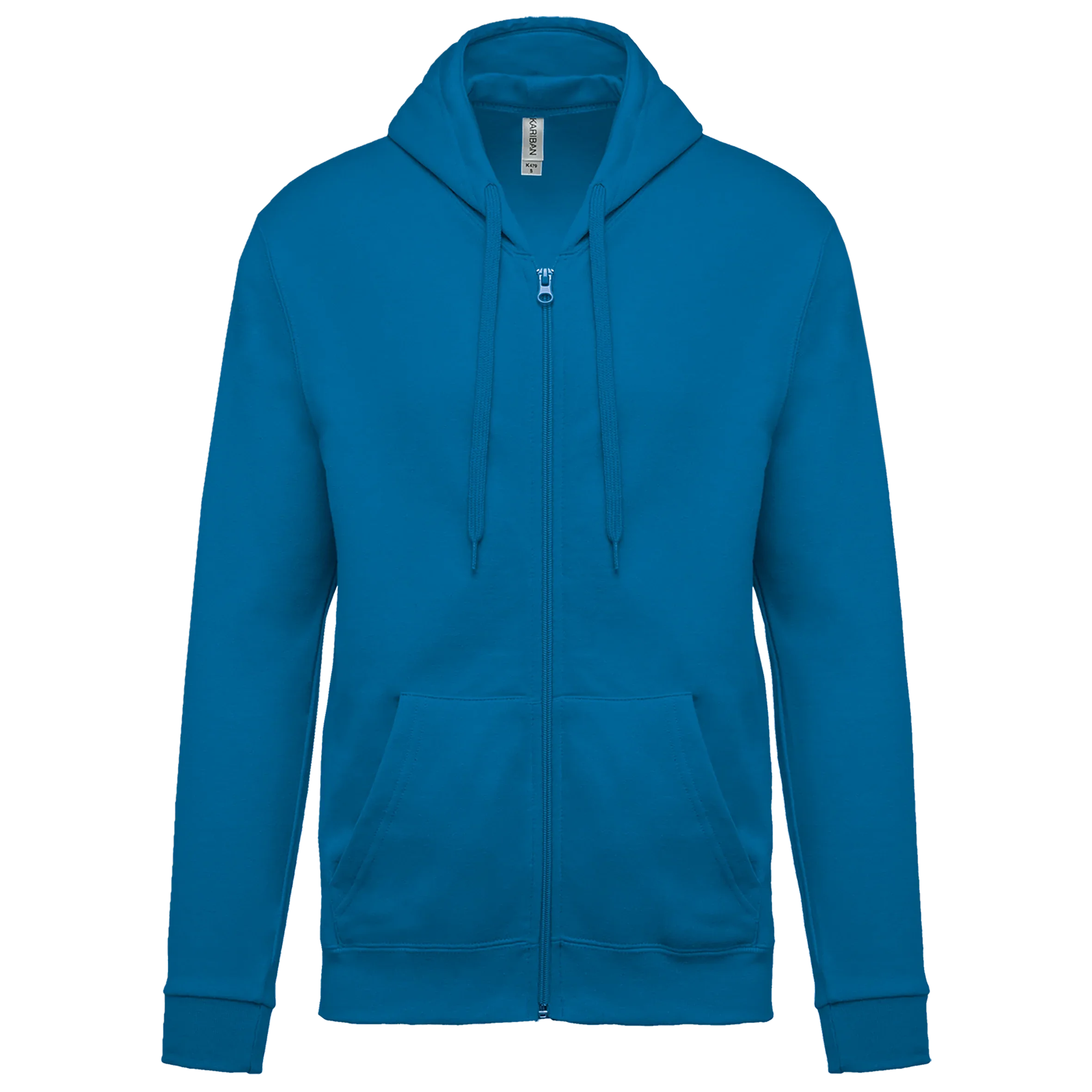 K479 - Sweat-shirt zippé capuche unisexe - Occifloc