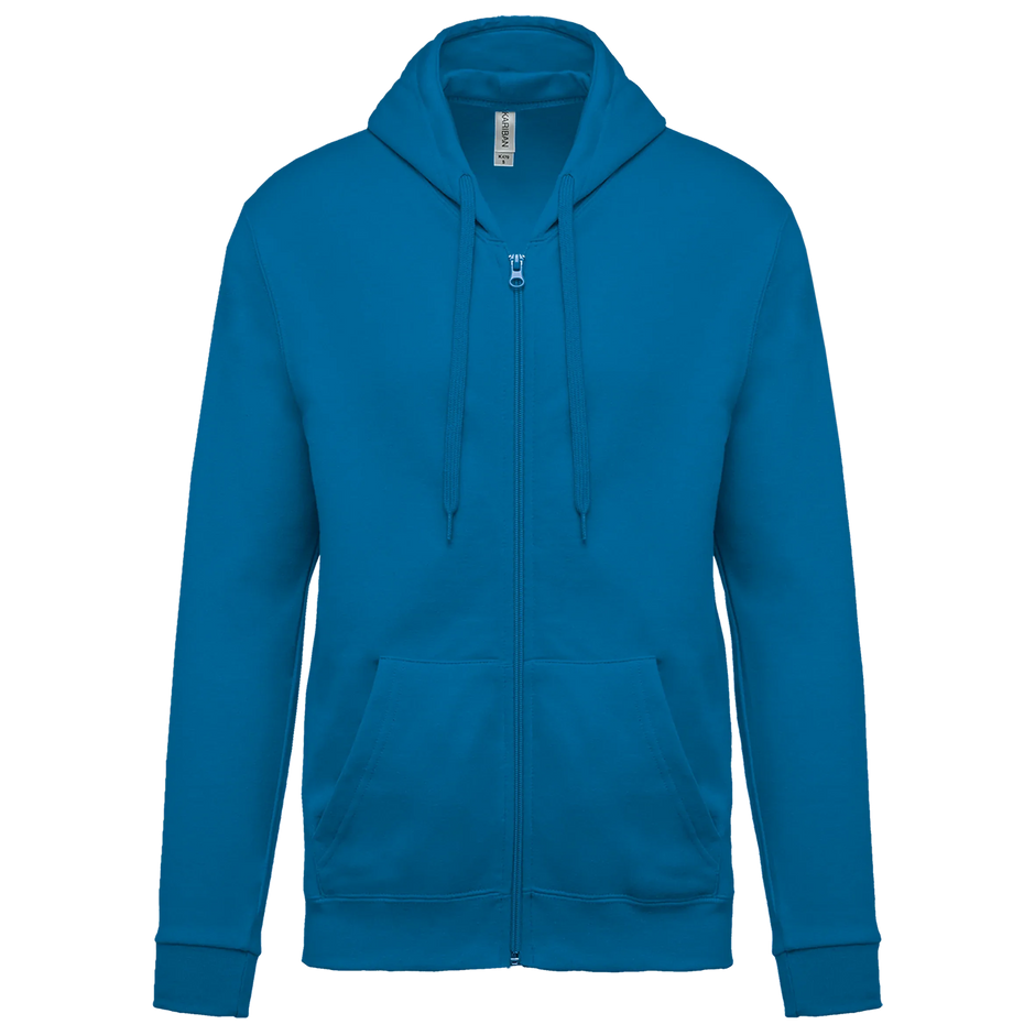 K479 - Sweat-shirt zippé capuche unisexe - Occifloc