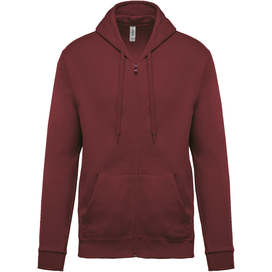 K479 - Sweat-shirt zippé capuche unisexe - Occifloc