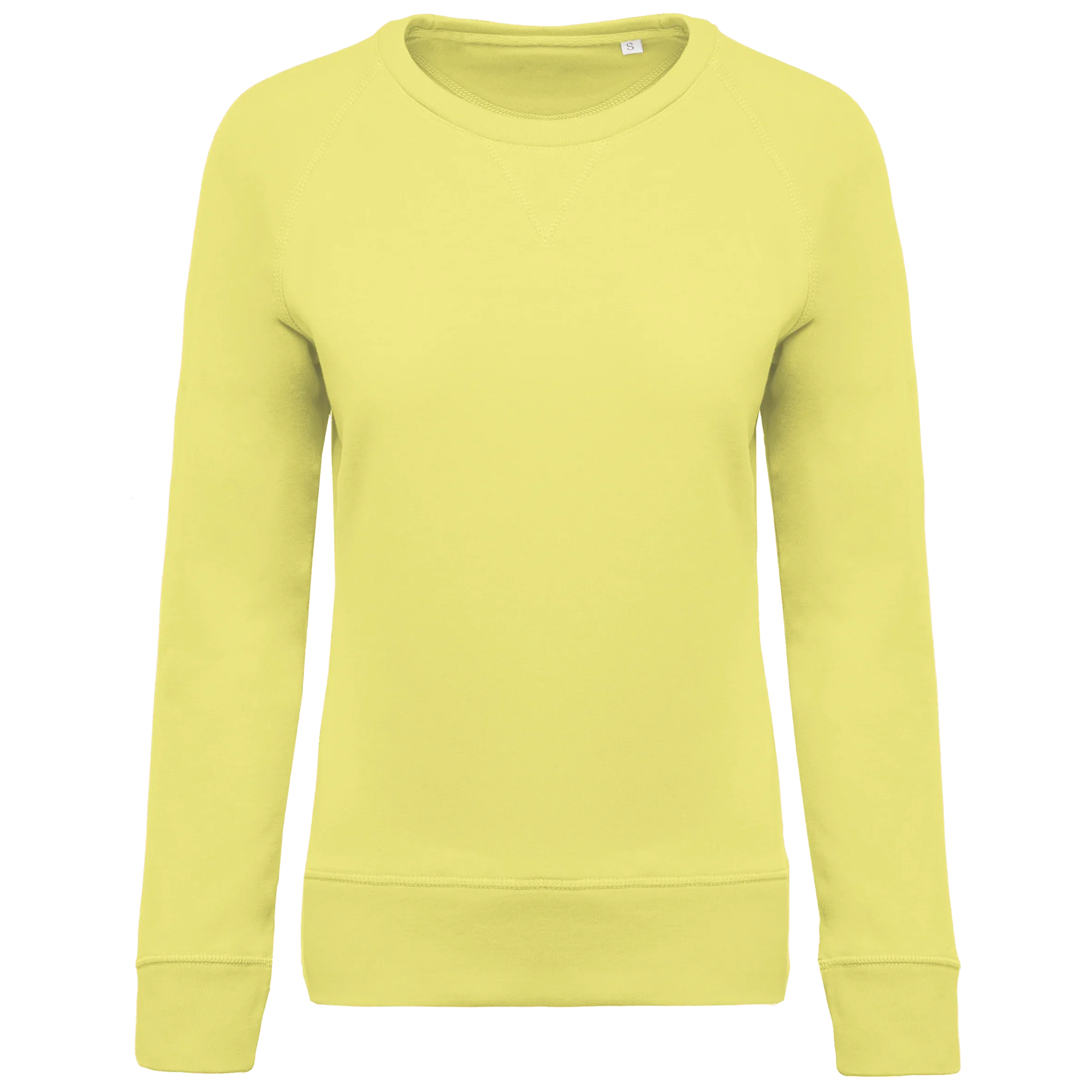 K481 - Sweat-shirt Bio col rond manches raglan femme - Occifloc