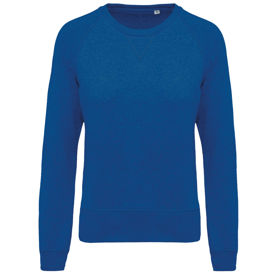 K481 - Sweat-shirt Bio col rond manches raglan femme - Occifloc