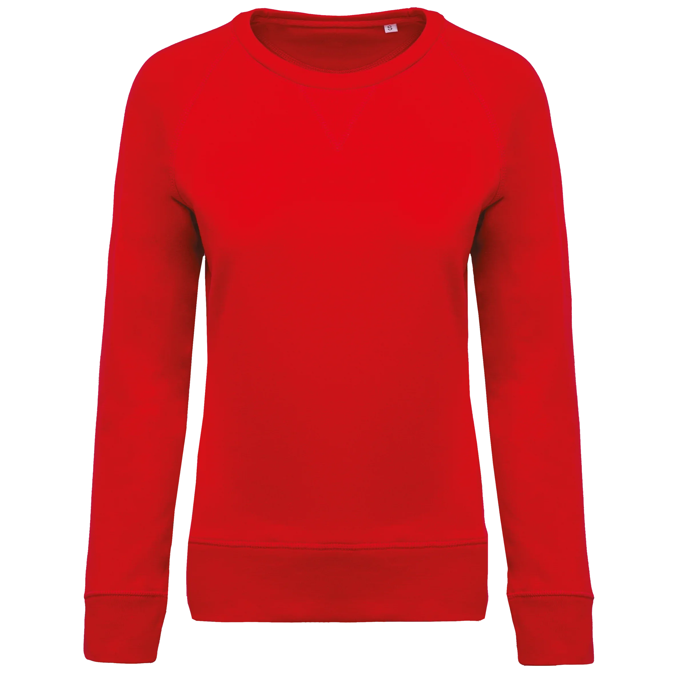K481 - Sweat-shirt Bio col rond manches raglan femme - Occifloc