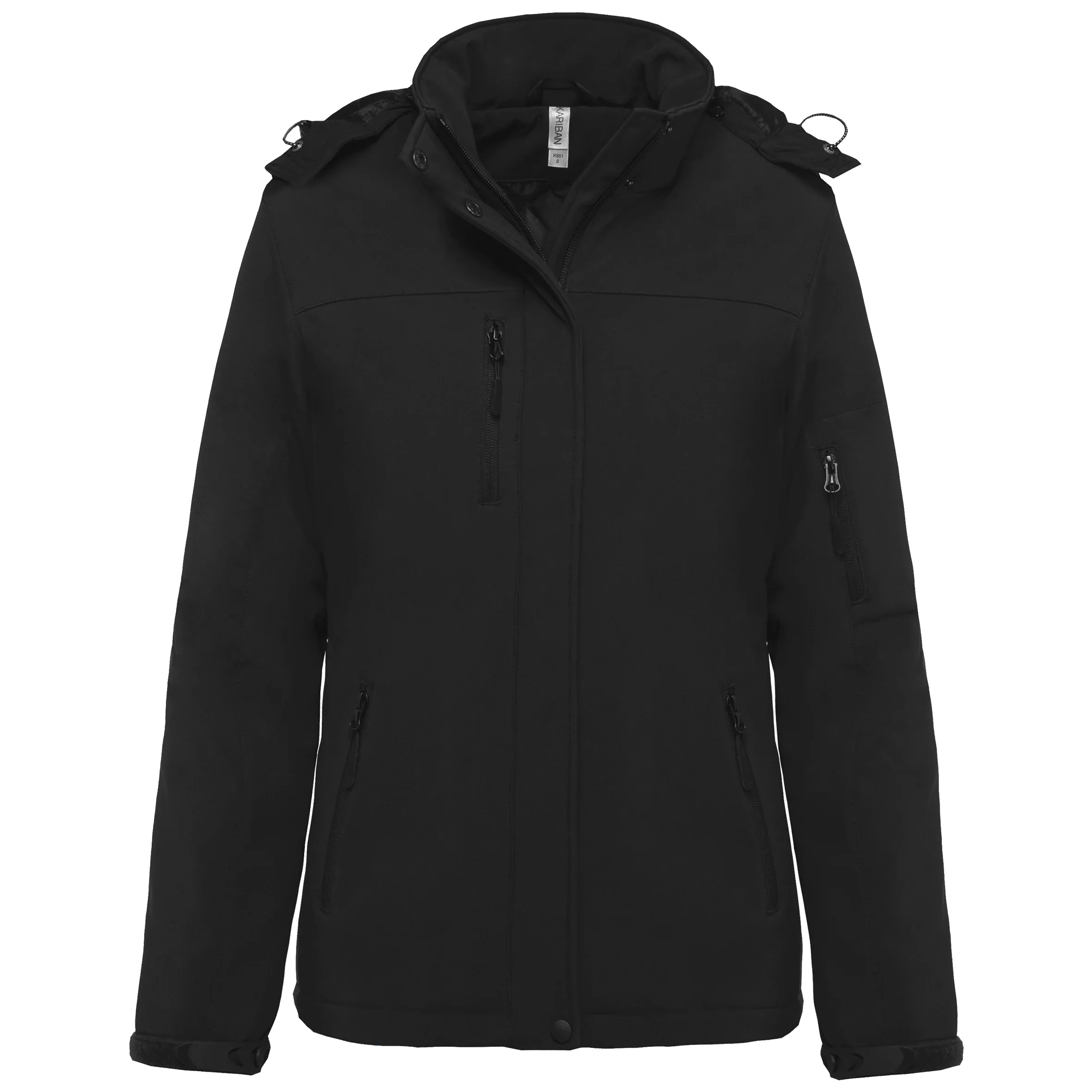 K651 - Parka softshell doublée capuche femme - Occifloc
