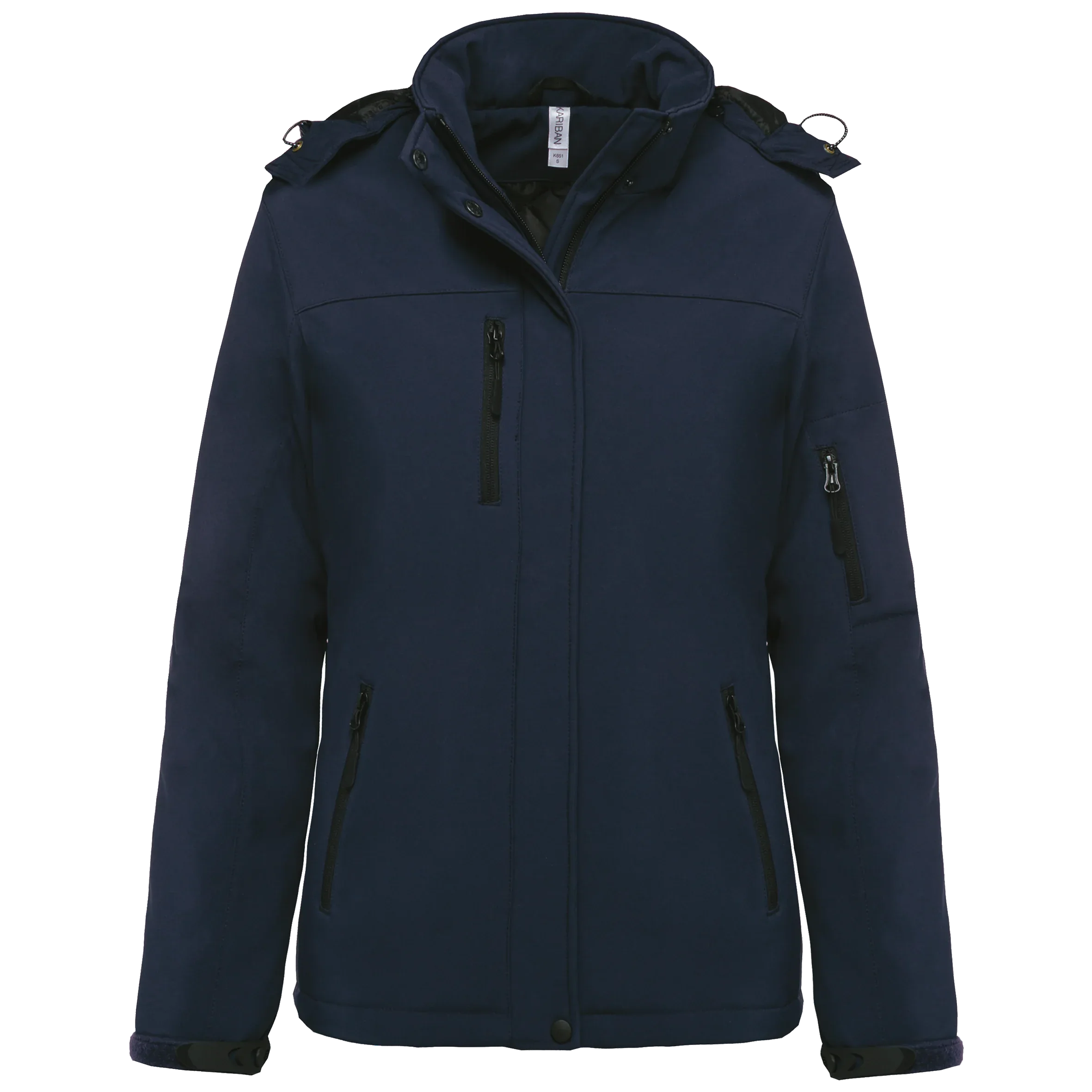 K651 - Parka softshell doublée capuche femme - Occifloc