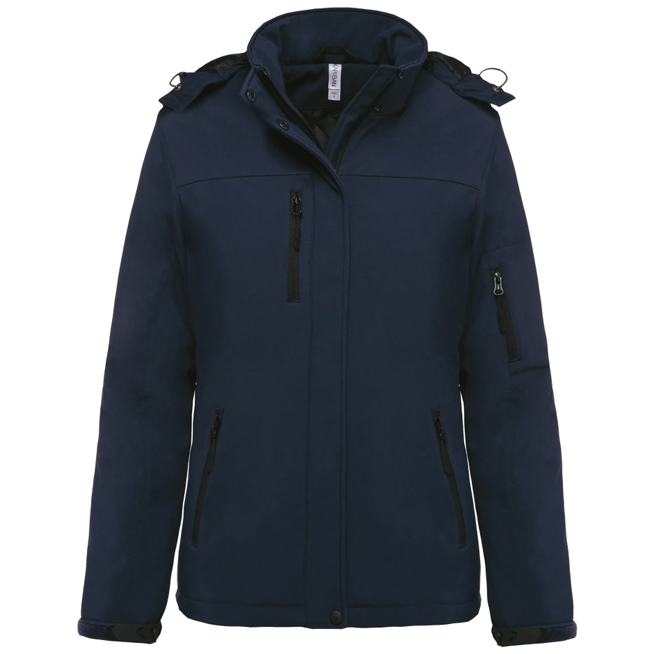 K651 - Parka softshell doublée capuche femme - Occifloc