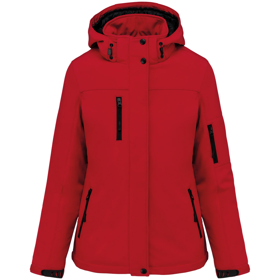 K651 - Parka softshell doublée capuche femme - Occifloc