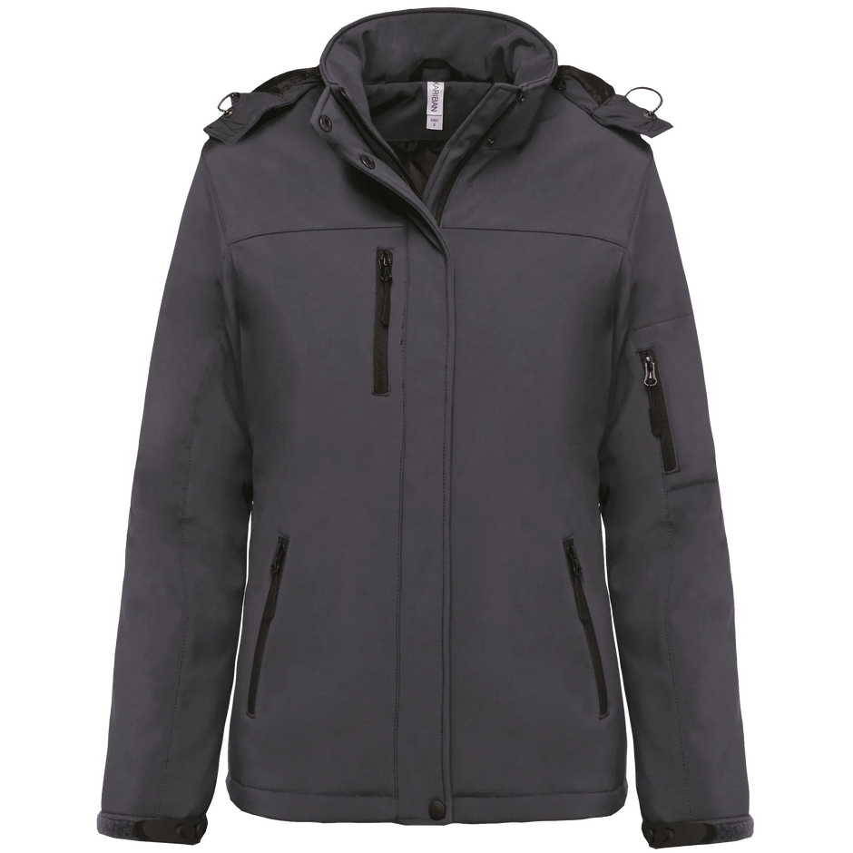 K651 - Parka softshell doublée capuche femme - Occifloc