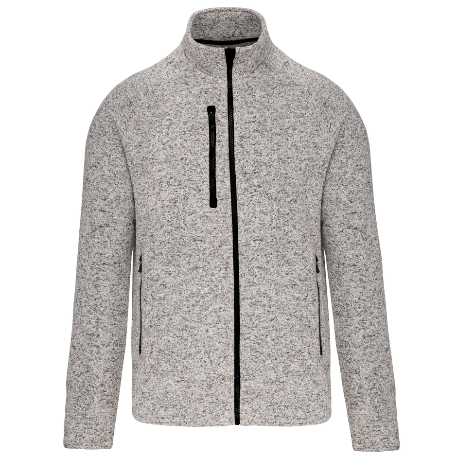 K9106 - Veste zippée chinée homme Kariban