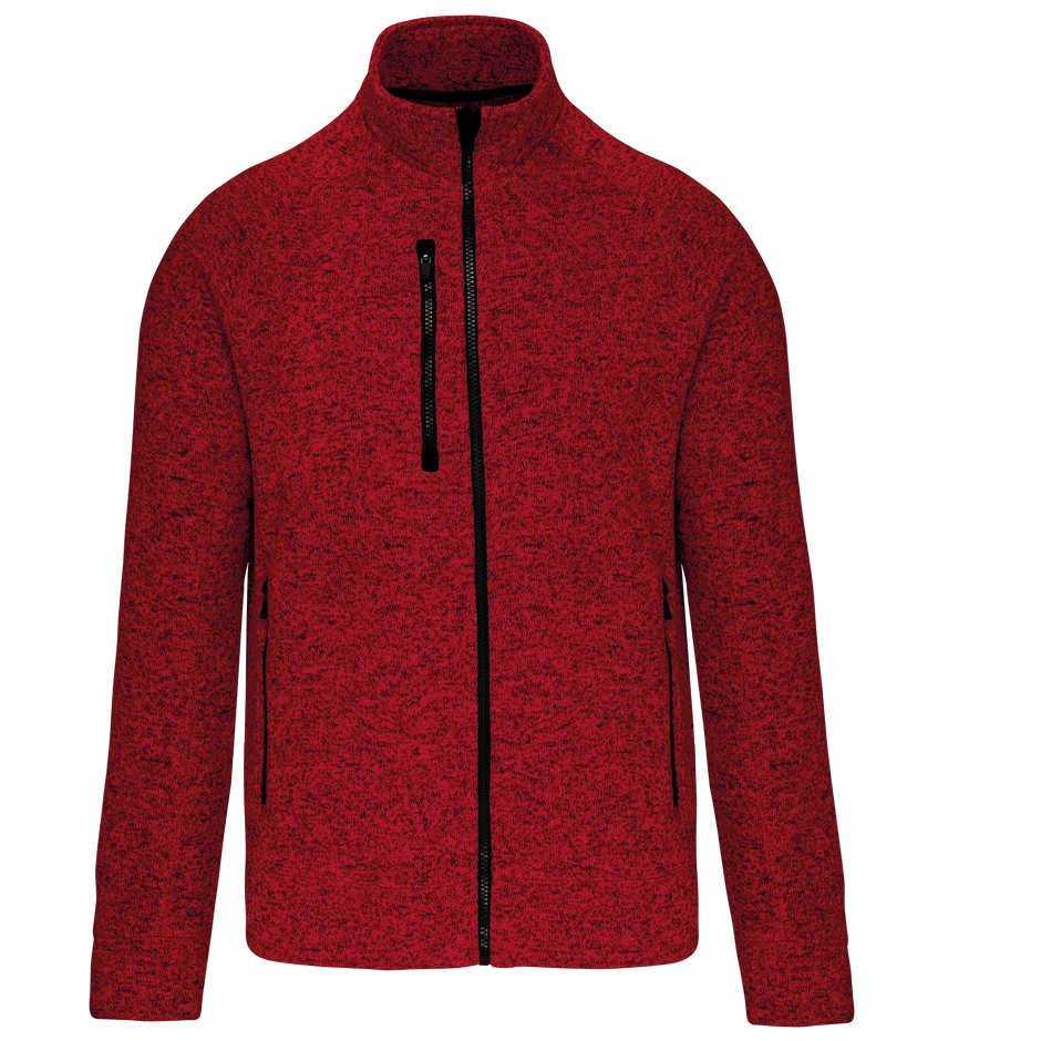 K9106 - Veste zippée chinée homme Kariban