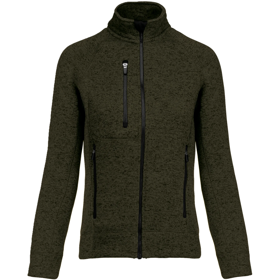 K9107 - Veste zippée chinée femme - Occifloc