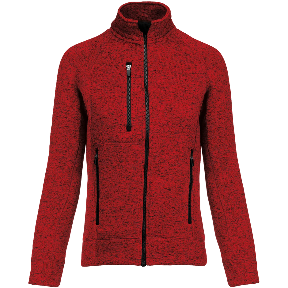 K9107 - Veste zippée chinée femme - Occifloc