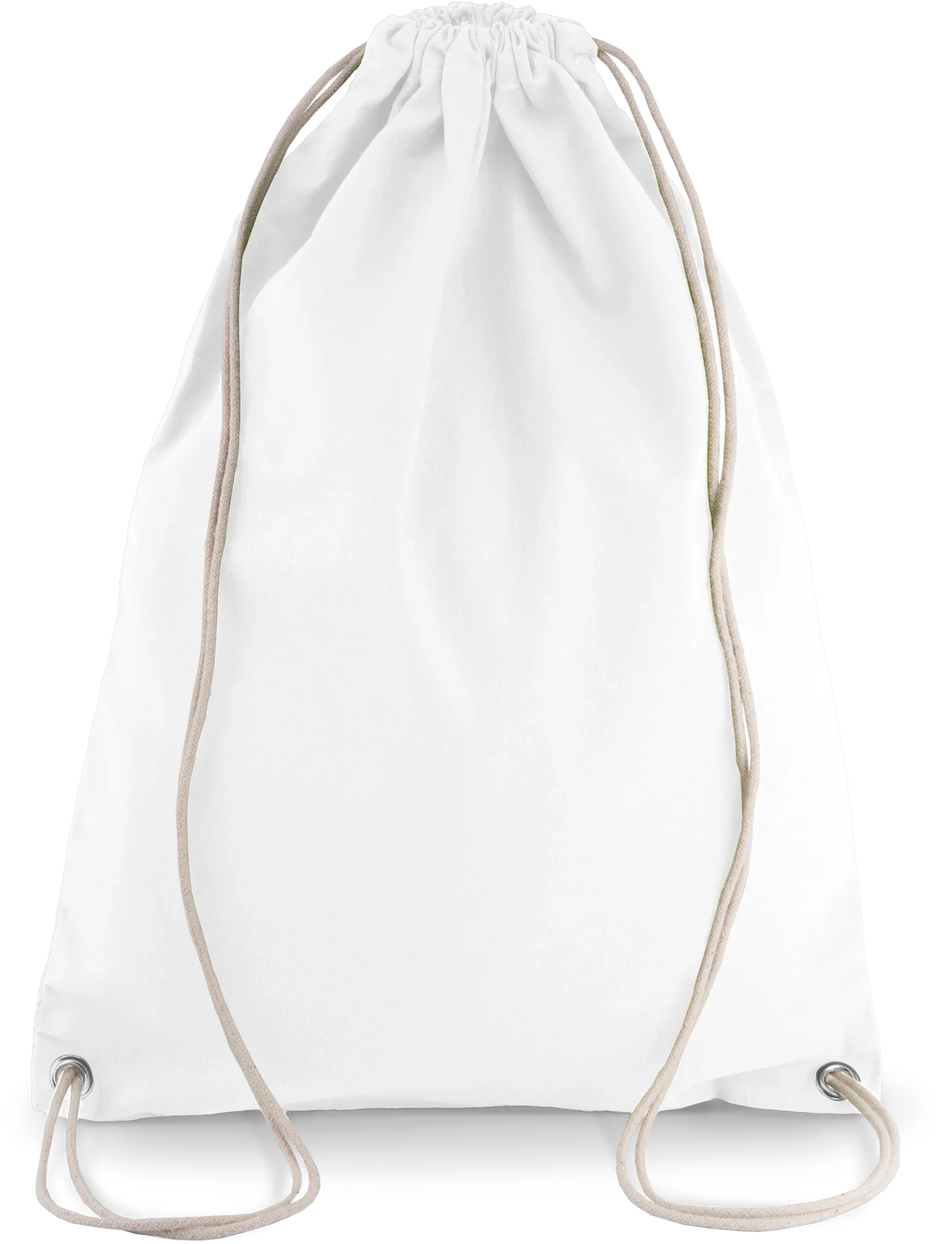 KI0125 - Sac à dos en coton avec cordelettes - Occifloc
