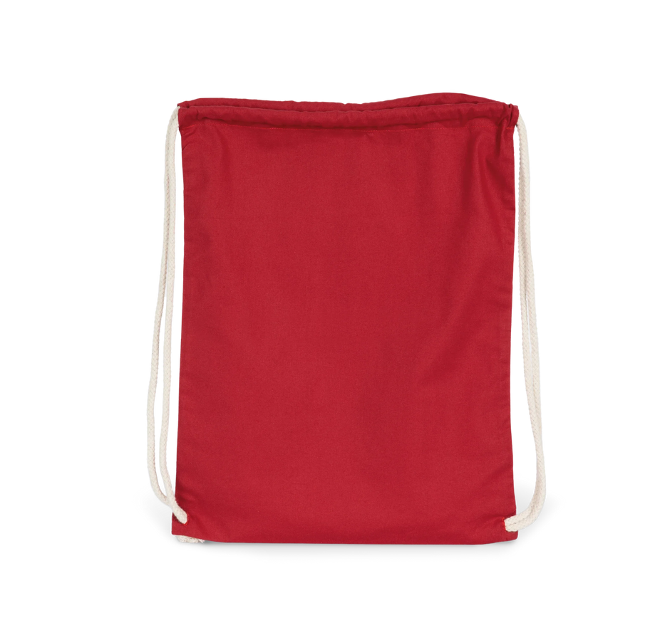 KI0139 - Sac à dos en coton bio avec cordelettes - Occifloc