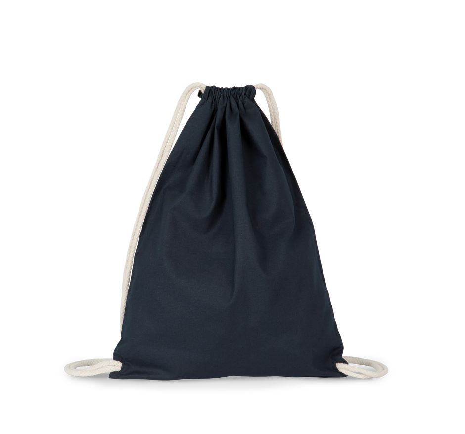 KI0139 - Sac à dos en coton bio avec cordelettes - Occifloc