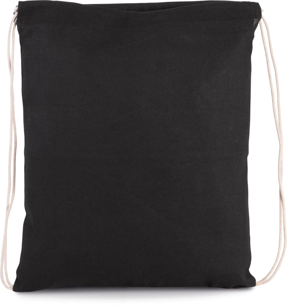 KI0147 - Petit sac à dos en coton bio avec cordelettes - Occifloc