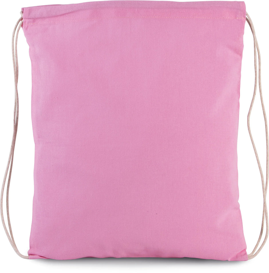 KI0147 - Petit sac à dos en coton bio avec cordelettes - Occifloc