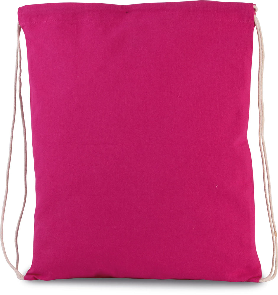 KI0147 - Petit sac à dos en coton bio avec cordelettes - Occifloc