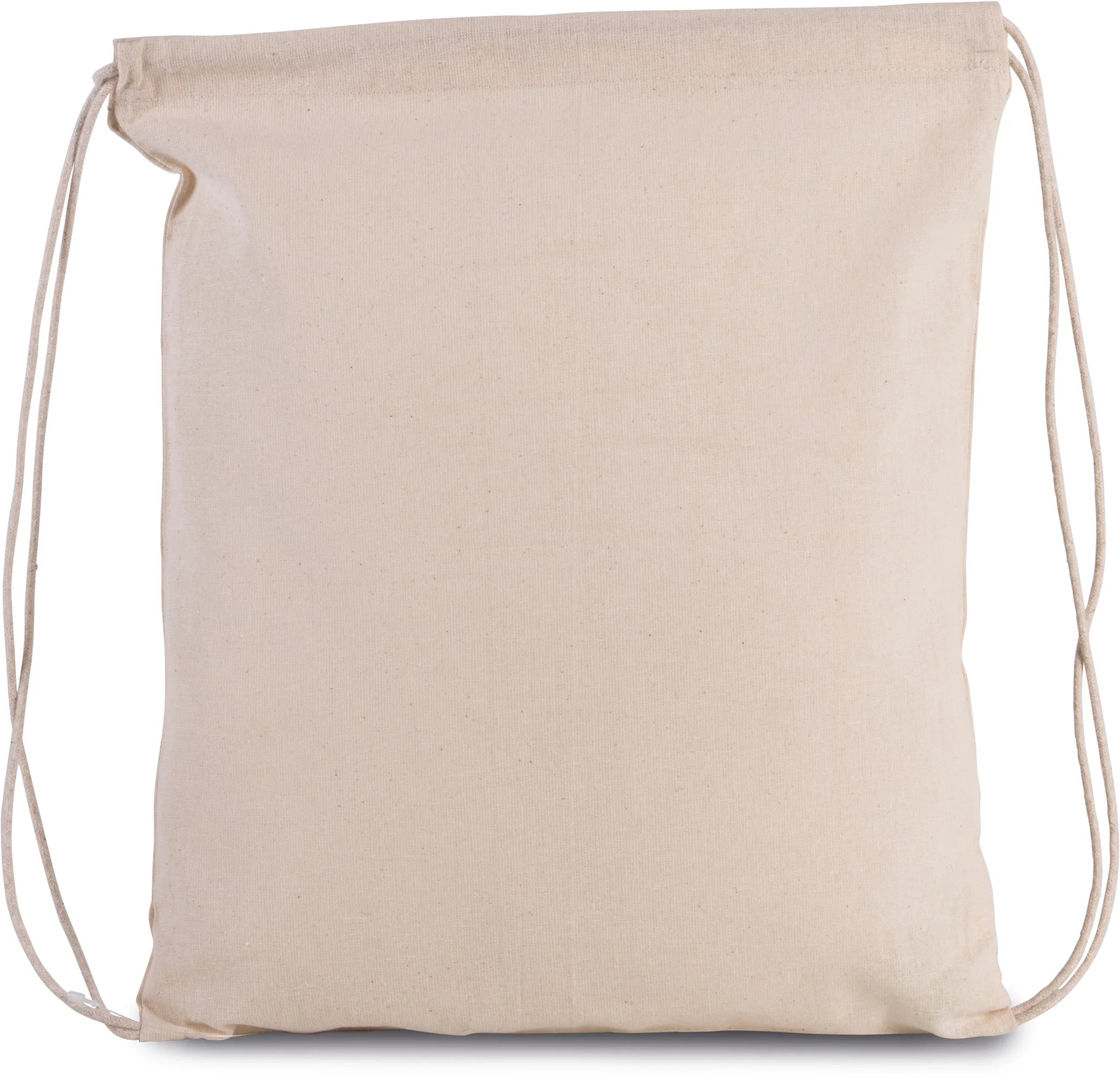 KI0147 - Petit sac à dos en coton bio avec cordelettes - Occifloc