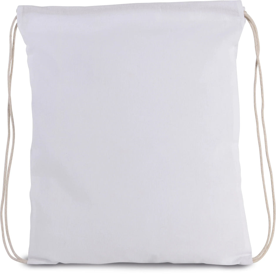 KI0147 - Petit sac à dos en coton bio avec cordelettes - Occifloc